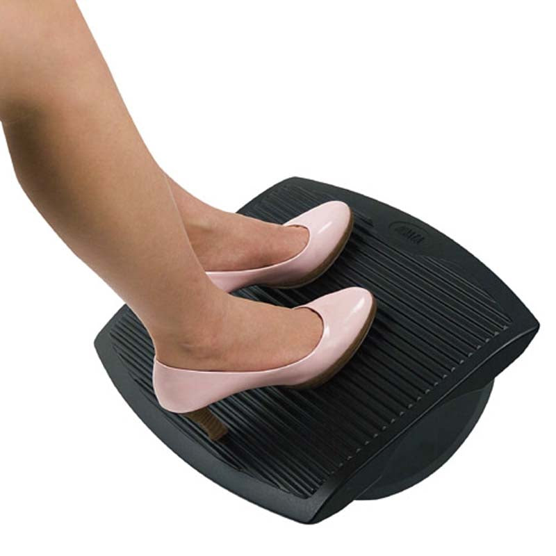Ergonomic Rocking Footrest for Office & Home - Adjustable Height & Comfort Support - Perfect for Desk Work, Gaming & Relaxation