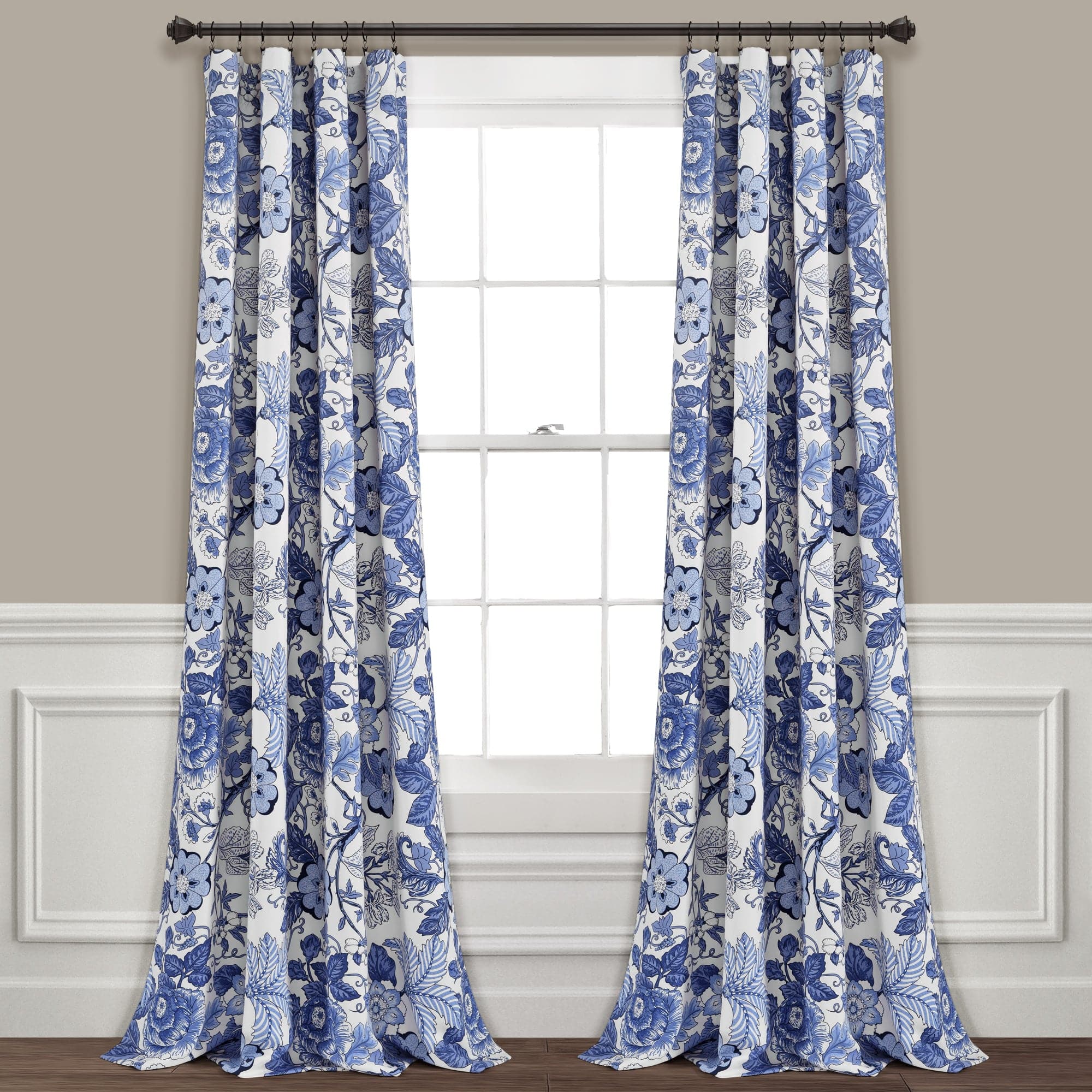 Light Filtering Window Curtain Panel Set for Living Room & Bedroom - Sydney Collection | Soft Sheer Drapes for Natural Light Control & Privacy