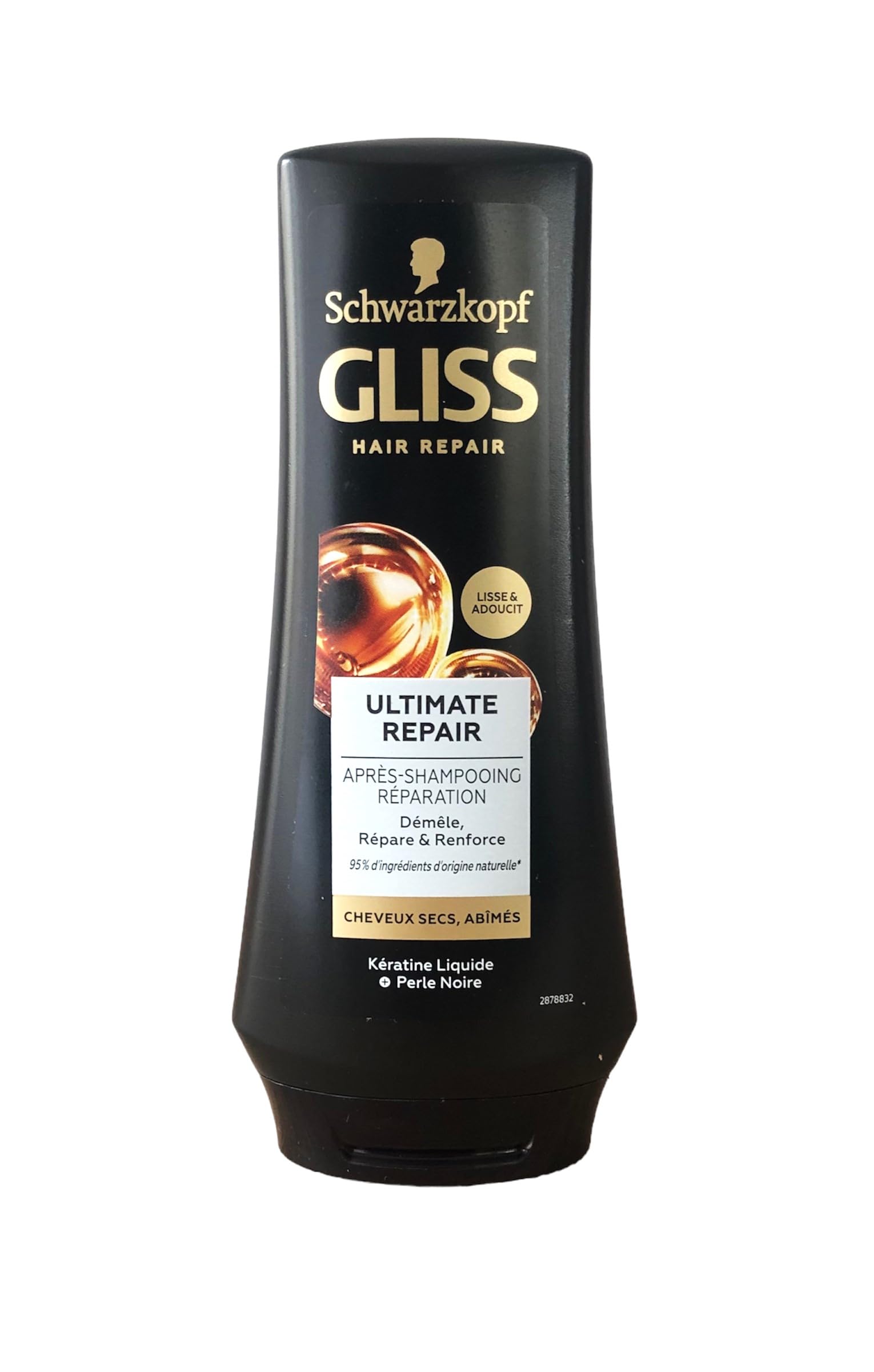Gliss Kur Ultimate Repair Hair Conditioner - 6.76 fl oz for Damaged & Dry Hair - Deep Hydration & Repair Treatment - Perfect for Salon-Quality Results at Home