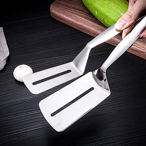 Stainless Steel BBQ Utensil Set - Kitchen BBQ Tongs, Steak Shovel, Fish Clamp, Bread & Meat Tongs for Grilling, Frying, and Outdoor Cooking