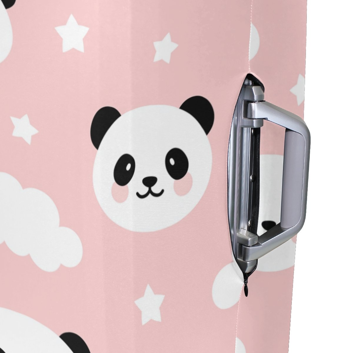 Stylish Panda Star Cloud Luggage Cover Protector - Travel Suitcase Protector for Kids, Men & Women | Perfect for Airplane, Train & Vacation Travel