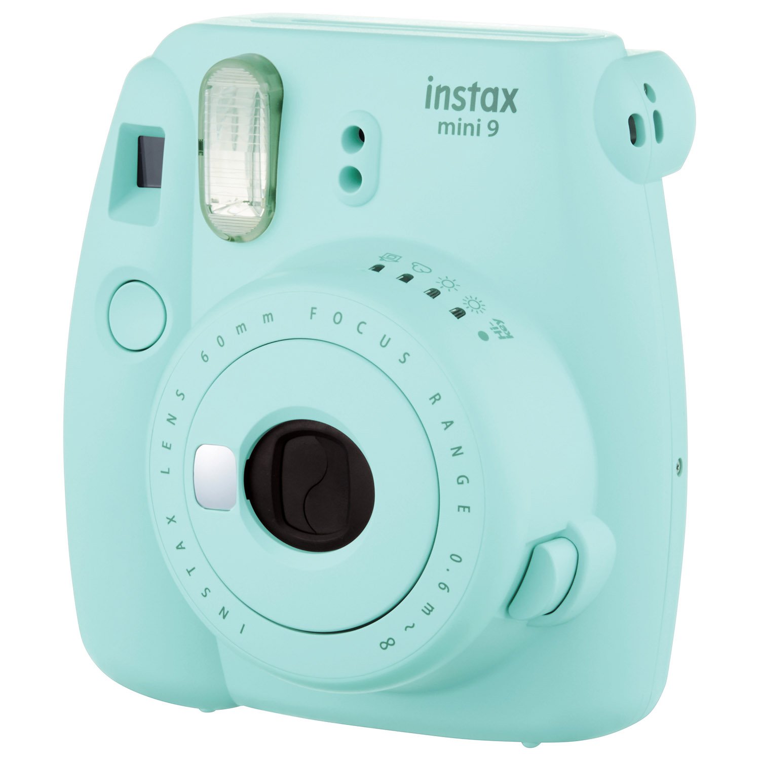 Fujifilm Instax Mini 9 Instant Camera - Ice Blue | Portable Polaroid Camera for Travel, Parties & Selfies | Perfect Gift for Teens & Photography Lovers