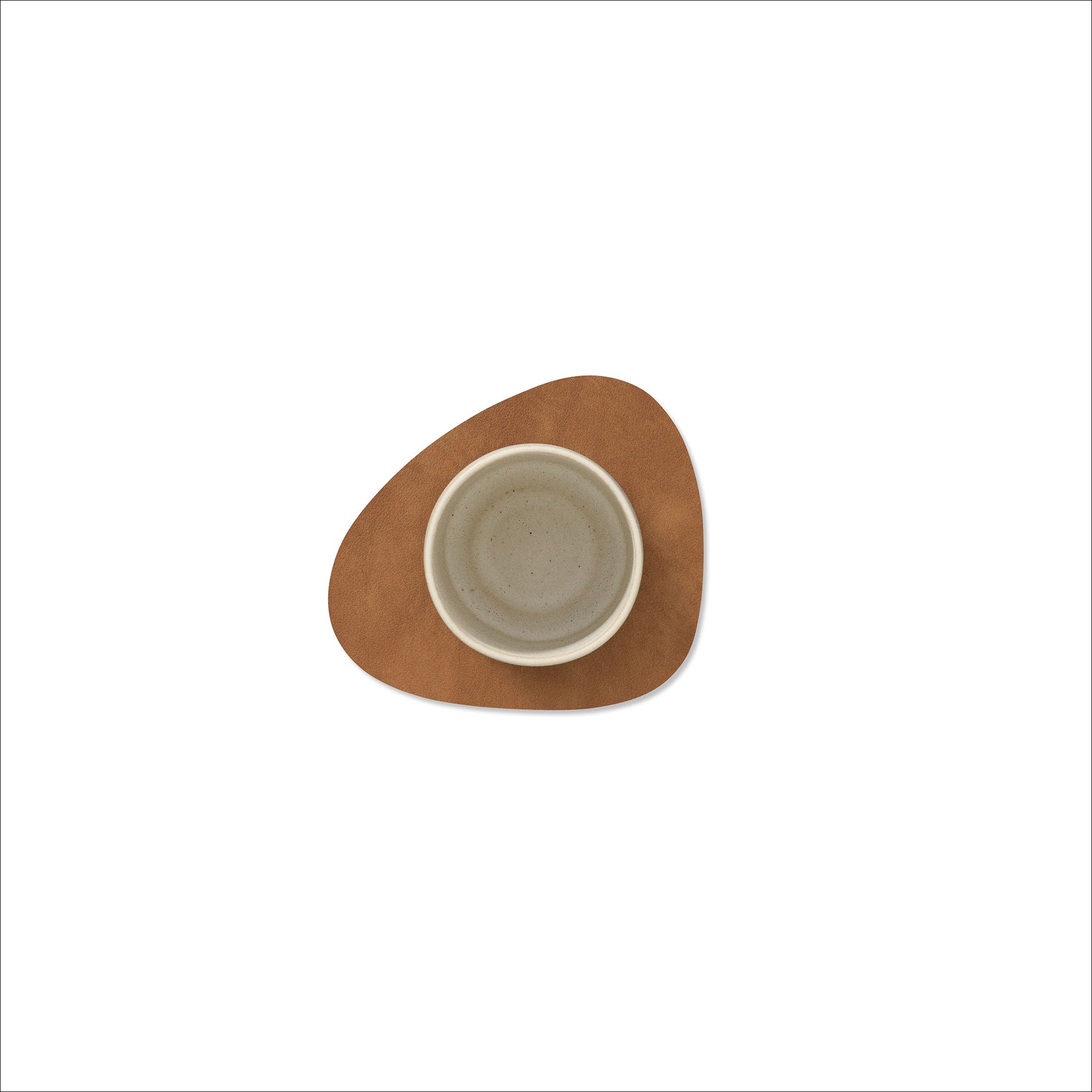 LIND DNA Nupo Curve Coaster Set - Natural Wood Drink Coasters for Coffee, Wine & Beer - Perfect for Home, Office & Bar Use
