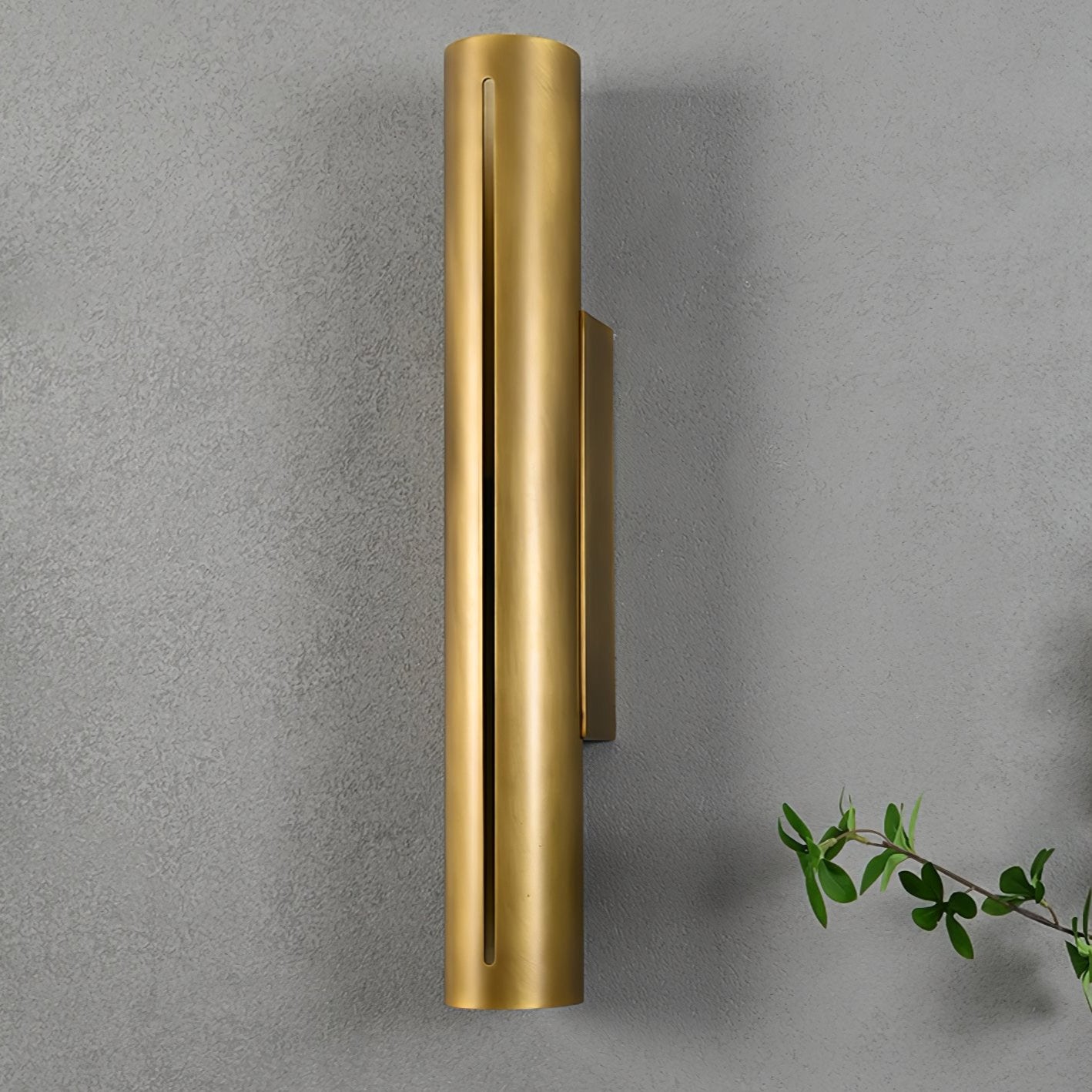 Modern Aria Cylinder Wall Light - Sleek LED Sconce for Bedroom, Living Room & Hallway - Dimmable Indoor Lighting Fixture for Home Decor