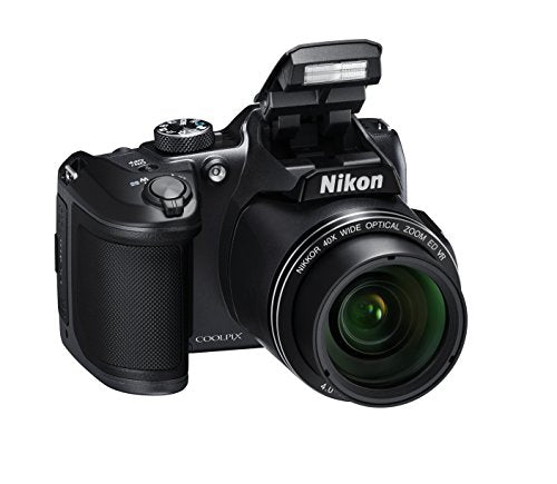Nikon COOLPIX B500 16MP Digital Camera with 40x Optical Zoom, 1080p Video & Built-in Wi-Fi (Black) - Perfect for Travel, Wildlife Photography & Vlogging