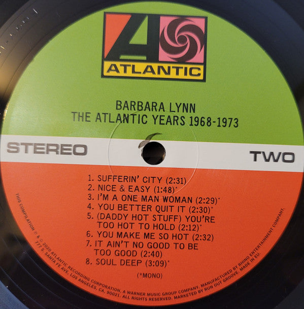 Barbara Lynn - The Atlantic Years 1968-1973 (Vinyl LP, Compilation, Mono, Numbered Edition, Near Mint Condition) - Perfect for Vintage Music Collectors & Soul/R&B Enthusiasts