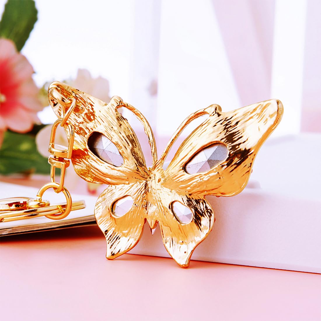 JUNQIU Monarch Butterfly Christmas Ornaments 2023 - Elegant Holiday Tree Decorations for Women & Kids - Perfect for Christmas Gifts, Home Decor, and Holiday Party Decorations
