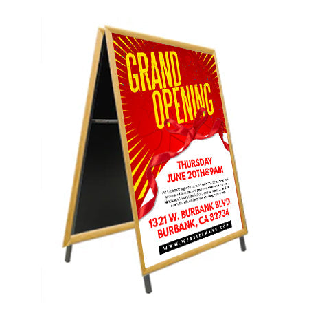 20x28 A-Frame Sign Holder - 1 1/4