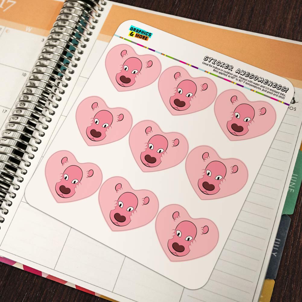 Steven Universe Lion Head Heart Shaped Planner Stickers - Cute Cartoon Scrapbook Decals for Journals, Calendars, DIY Crafts & School Supplies - Perfect for Bullet Journaling, Scrapbooking & Planner Decorations