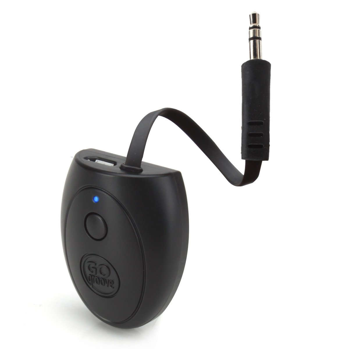 GOgroove Bluetooth 5.0 Audio Adapter Receiver - Wireless Aux Adapter for Headphones, Home Stereo & Car Audio with 14-Hour Battery, 3.5mm/RCA Input - Perfect for Streaming Music in Car, Home Theater & Wireless Headphone Setup