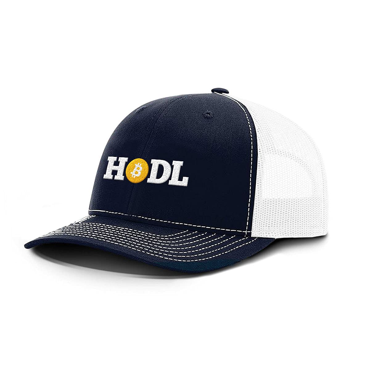 HODL Bitcoin Mesh Baseball Cap for Men - Adjustable Snapback with Breathable Mesh Back - Perfect for Casual Wear, Sports & Outdoor Activities