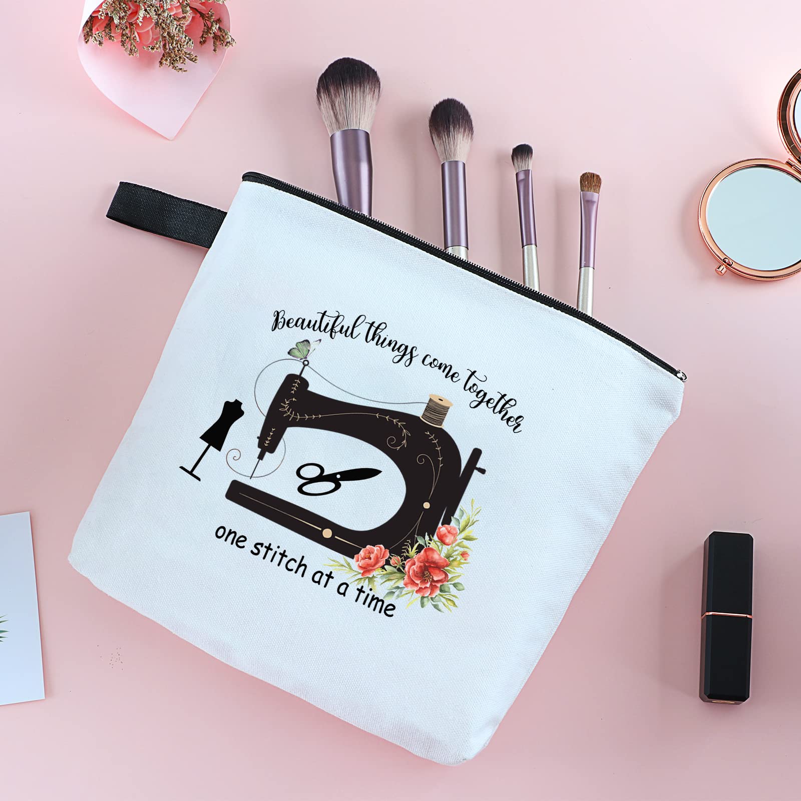 **Premium Sewing Accessories & Travel Cosmetic Bag Set – Unique Gifts for Women, Mom, Grandma, Aunt, Sister & Sewing Lovers – Perfect for Birthdays, Christmas & Thanksgiving – Ideal for Travel, Crafting & Everyday Use**