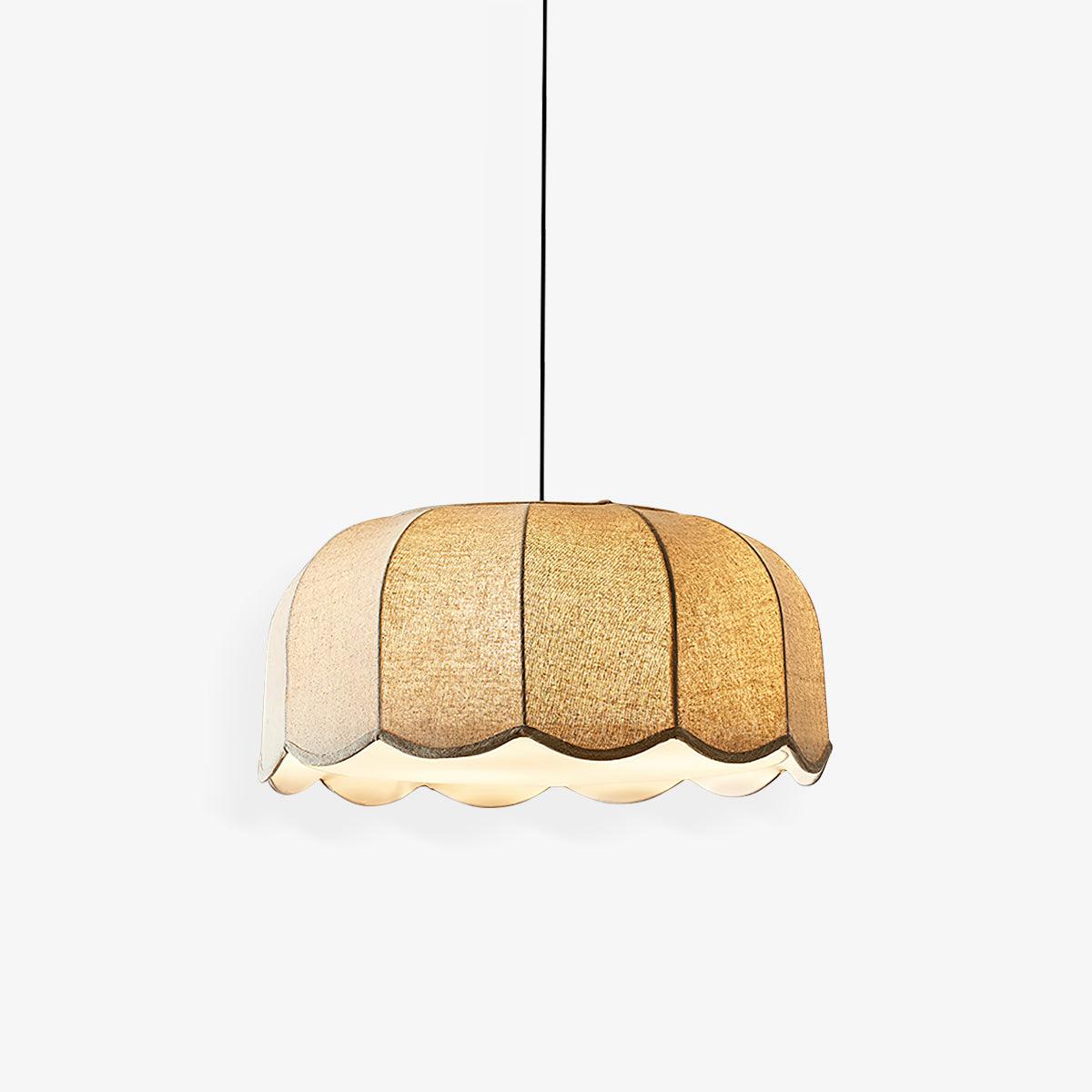 Handmade Banana Leaf Pendant Light - Natural Rattan Hanging Lamp for Boho Home Decor, Living Room, Bedroom & Patio Lighting