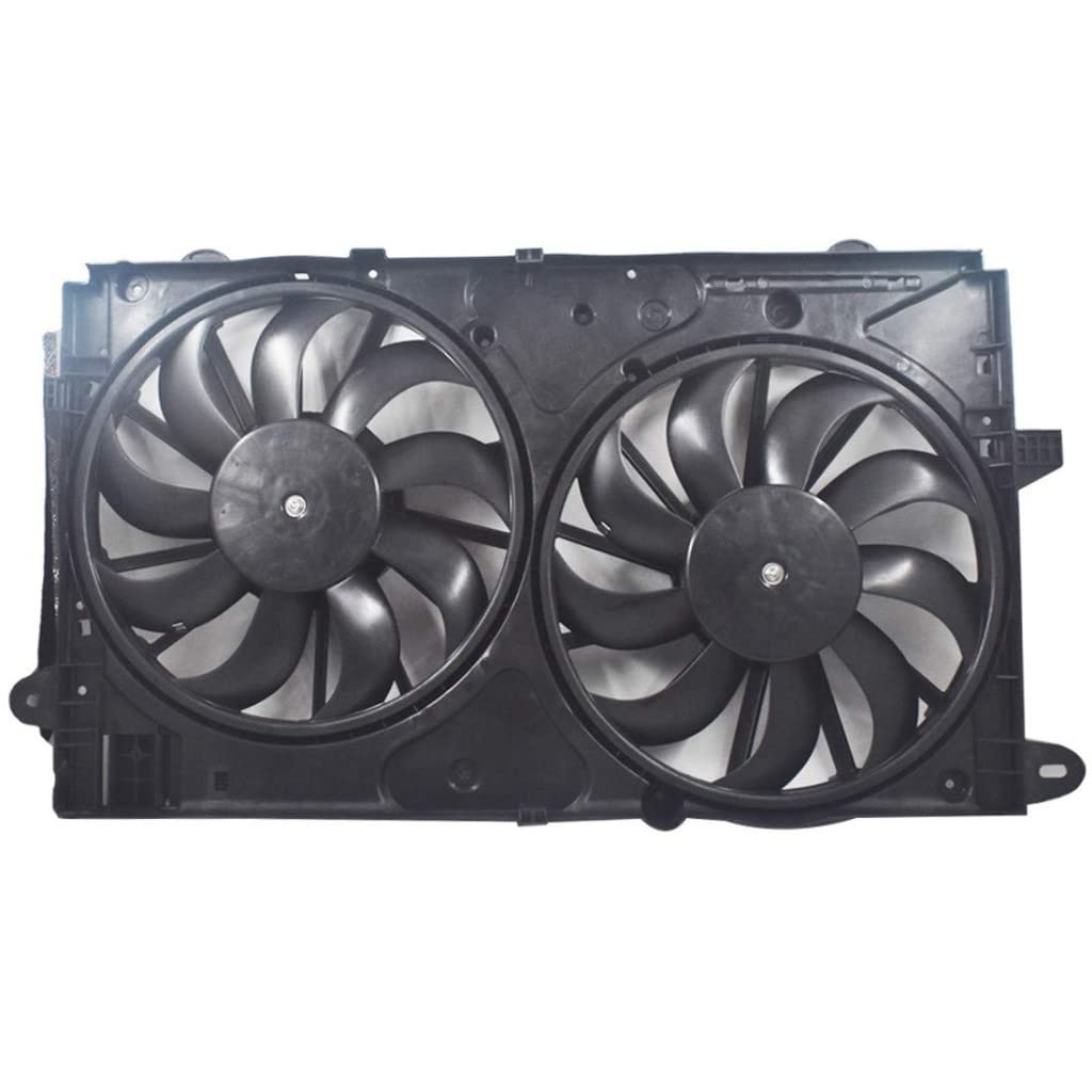 2013-2015 Chevy Malibu Radiator Cooling Fan Assembly - Dual Fan Replacement for L4 2.5L Engine (GM3115249, 20970656) | Perfect for Overheating Prevention & Summer Driving