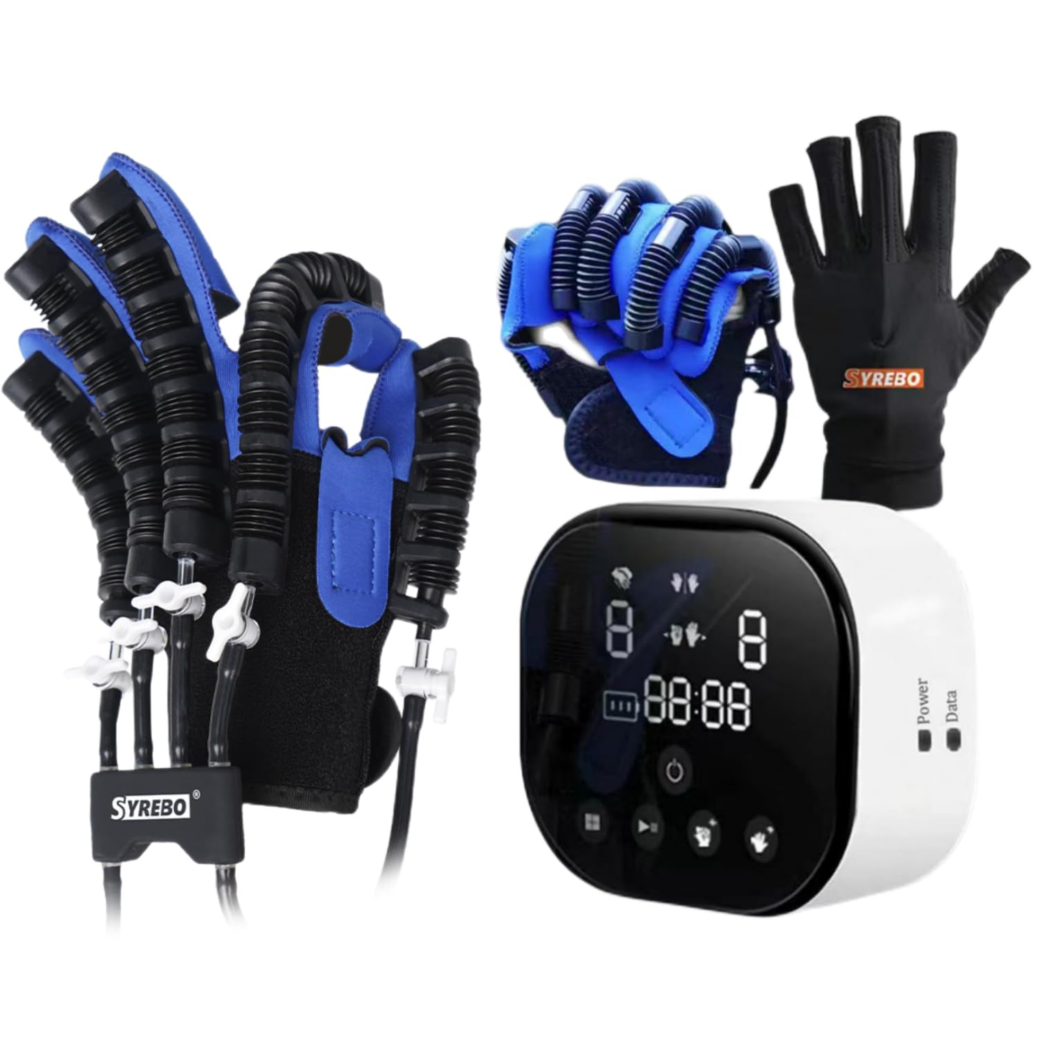 Upgraded Rehabilitation Robot Gloves for Stroke Recovery & Hand Dysfunction - Finger Exerciser & Physical Therapy Equipment for Home Use, Post-Surgery & Neurological Rehabilitation