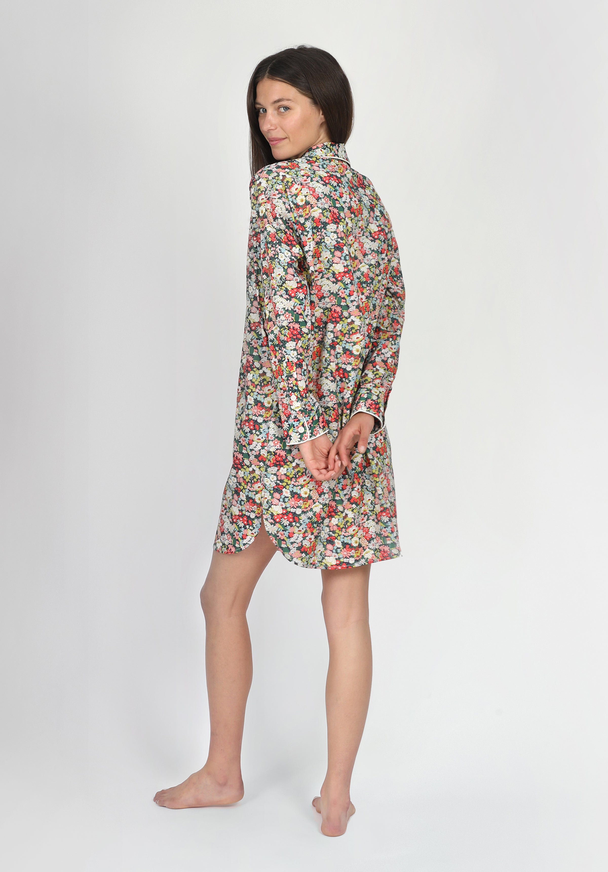Elsa Night Shirt for Women - Soft & Comfortable Sleepwear - Liberty Thorpe Collection - Perfect for Relaxing at Home or Sleepovers