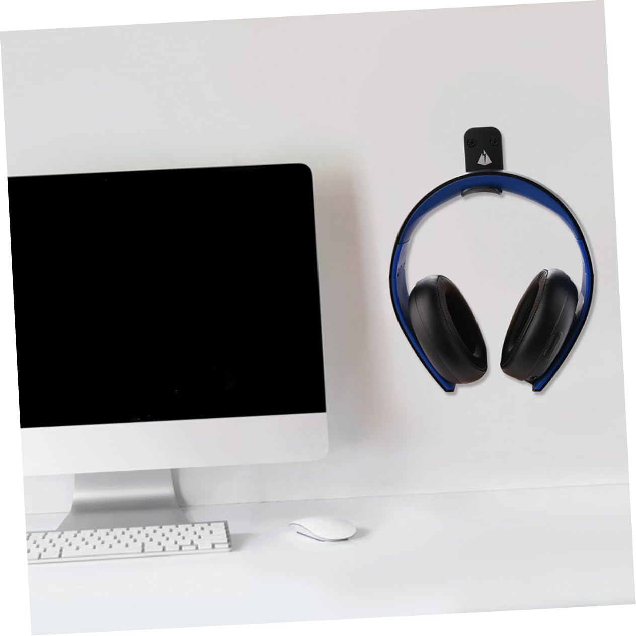 Premium Aluminum Alloy Headphone Hook & Headset Stand - Space-Saving Desk/Wall Mount Earphone Holder & Coat Hanger for Office, Gaming Setup, and Home Organization