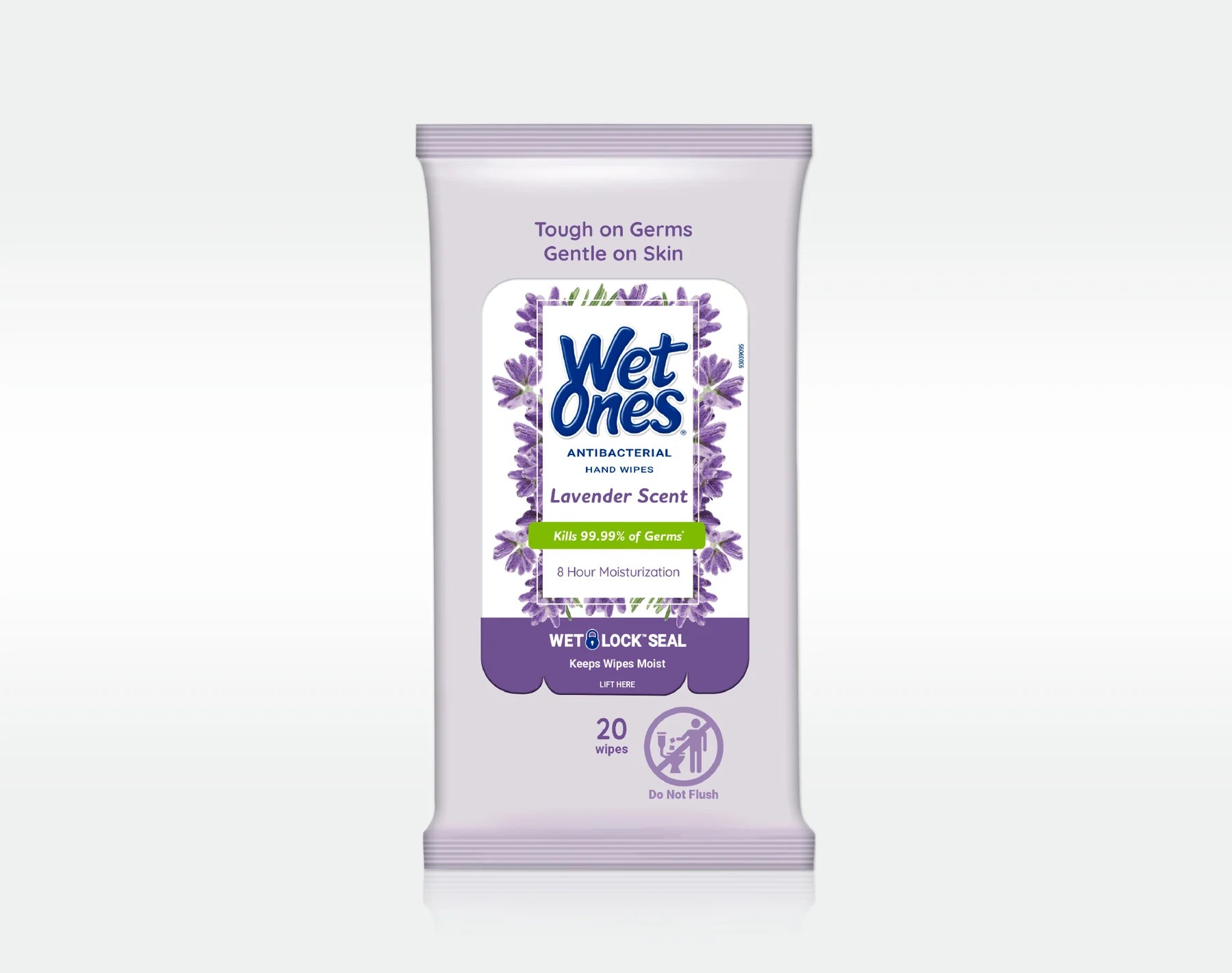 Wet Ones Antibacterial Hand Wipes with Lavender Scent - Travel Size & Bulk Pack for Home, Office, and On-the-Go Use