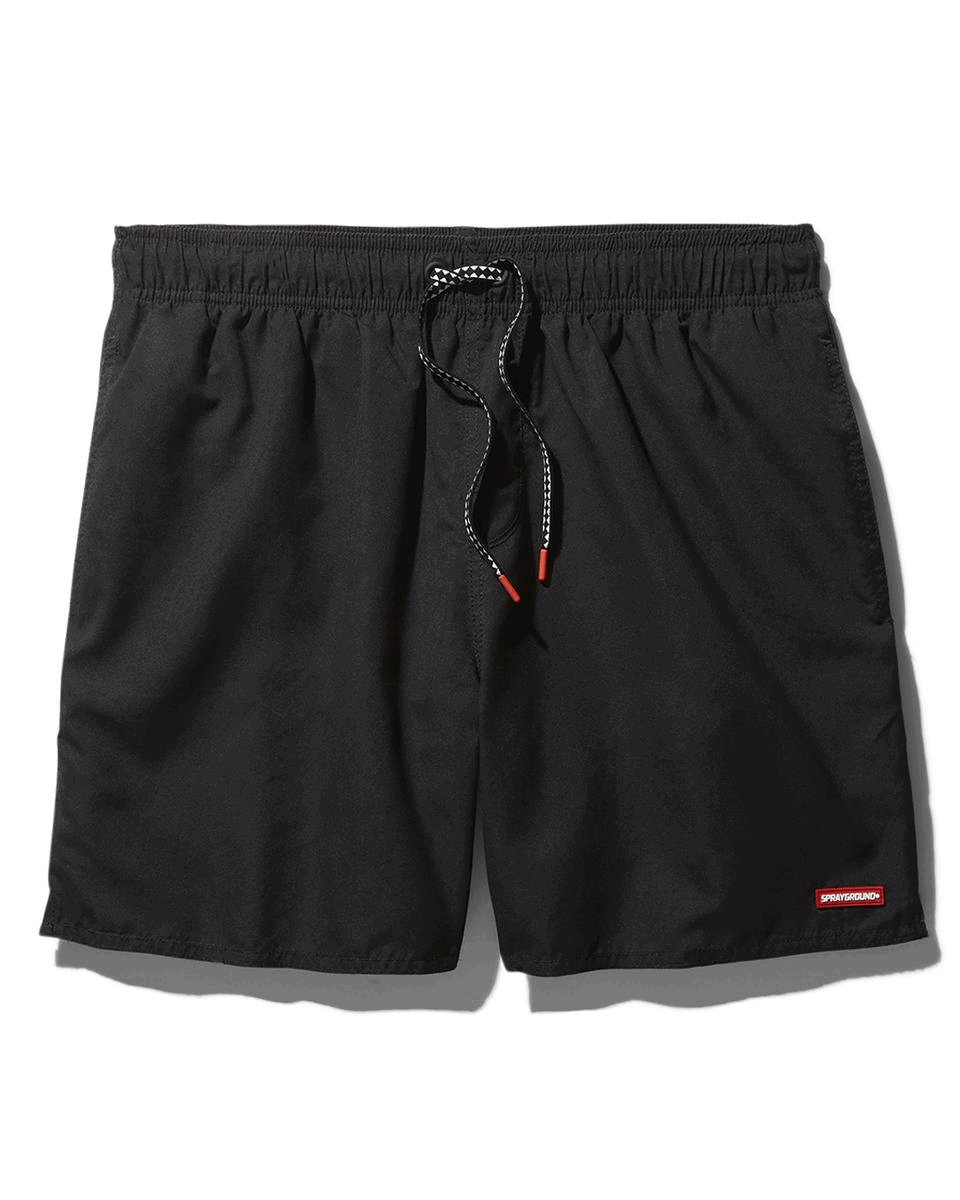 SHARK CENTRAL MIDNIGHT SWIM TRUNKS - Men's Quick-Dry Swim Shorts for Beach, Pool & Summer Vacation | Comfortable Swimwear for Swimming, Surfing & Water Sports