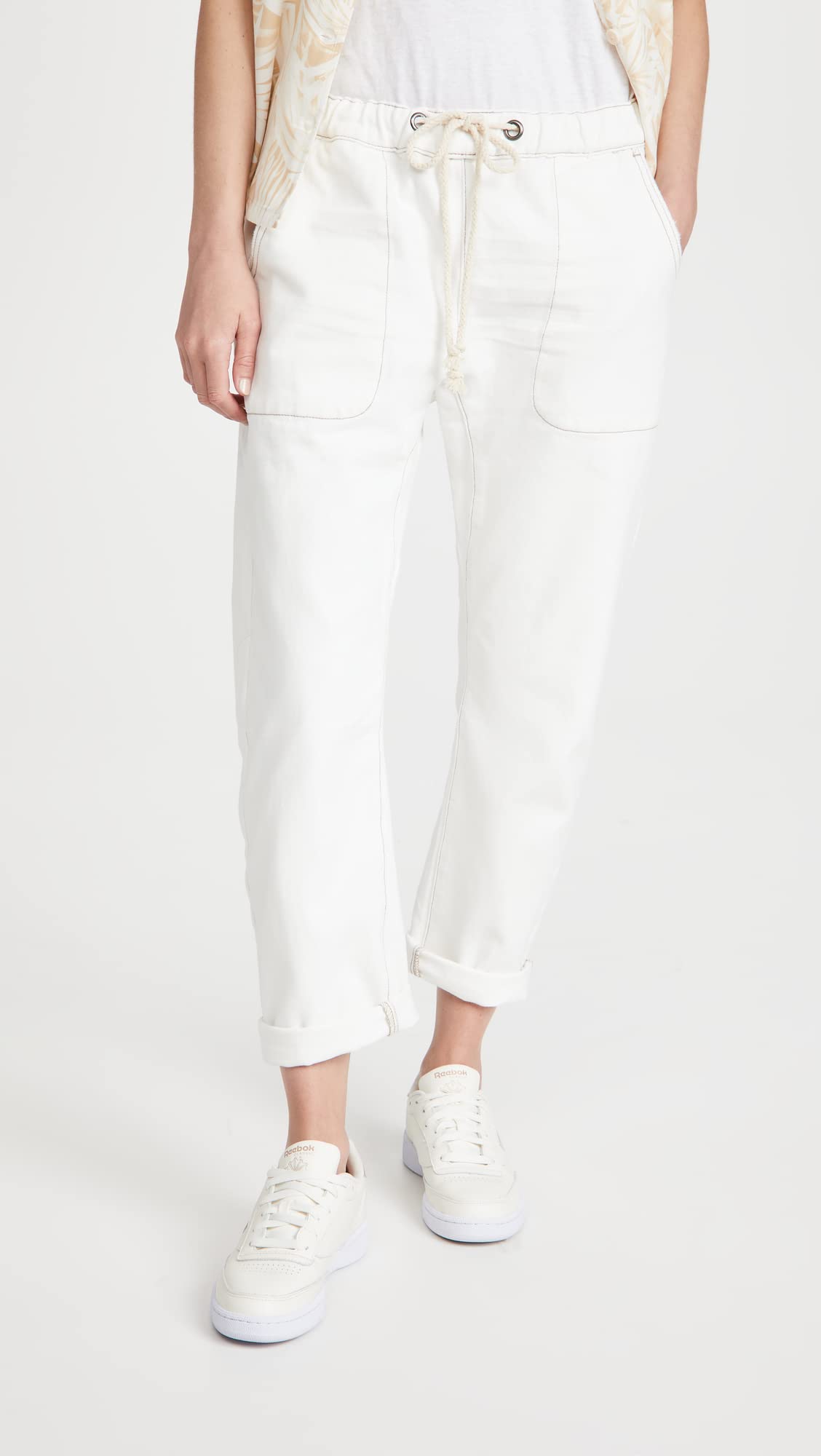 One Teaspoon Women's Shabbies Drawstring Boyfriend Jeans - Distressed Denim for Casual Outfits & Street Style Fashion | Perfect for Weekend Wear, Date Nights & Everyday Comfort