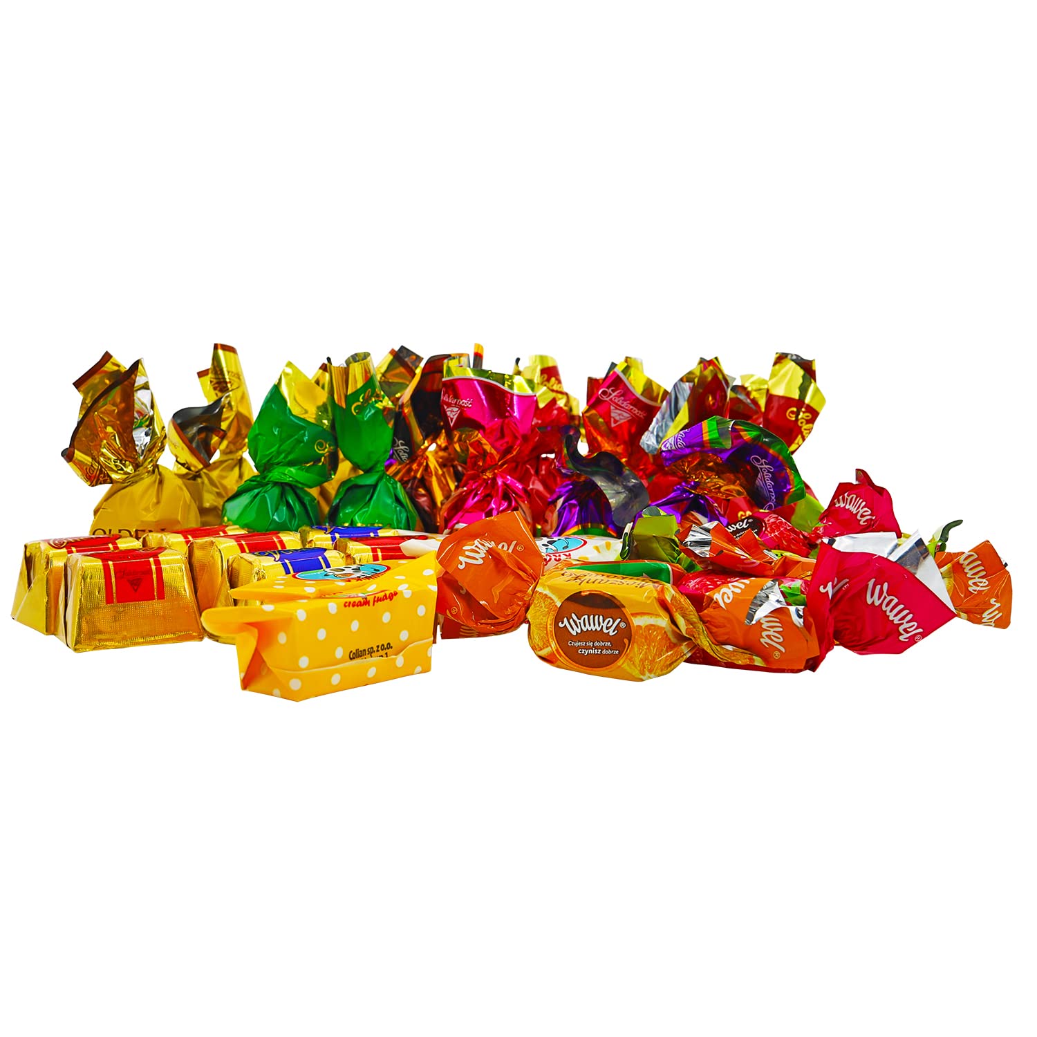 SECRETS OF SIBERIA - Premium Polish Candy Assortment Box | Variety Pack of Famous Chocolate Caramel Wafers & Jelly Candies | Perfect for Parties, Gifts & Snacking