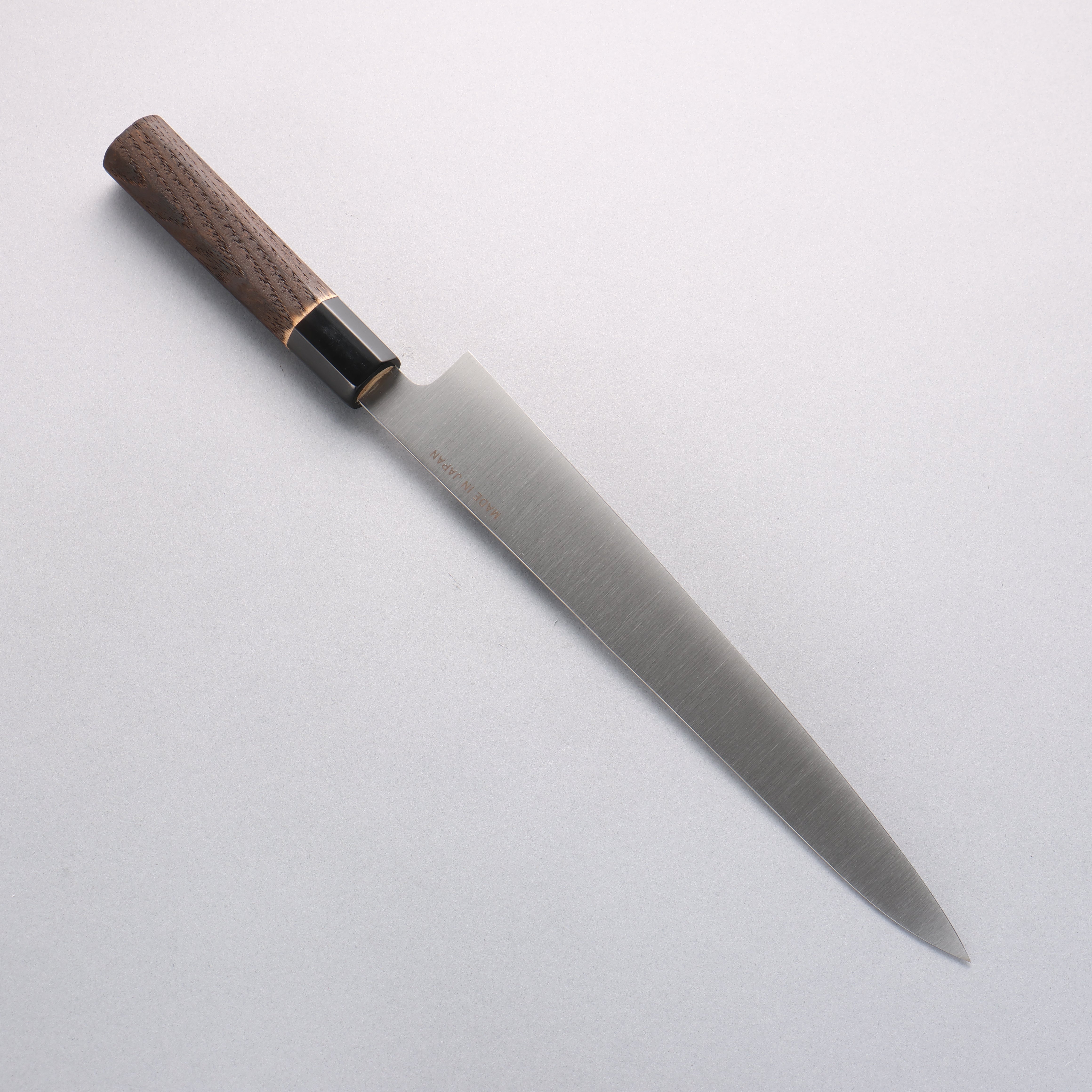 Premium Seisuke Swedish Steel Sujihiki Knife 270mm - Handcrafted with Burned Chestnut Handle - Perfect for Sushi, Sashimi & Meat Slicing