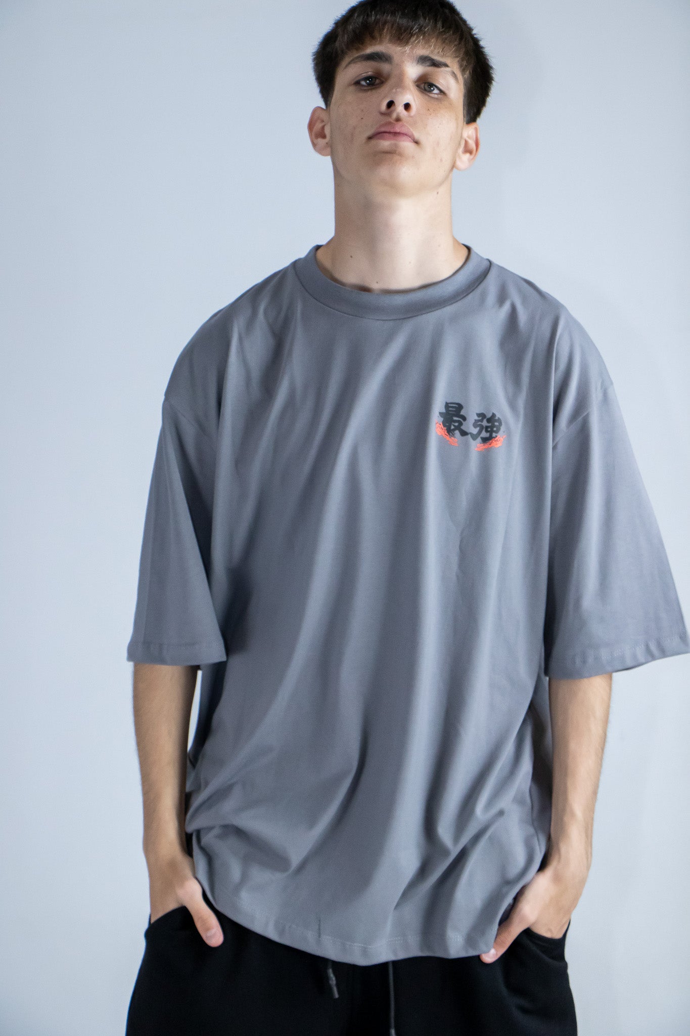 Ocn Orian Gray T-Shirt for Men - Soft Cotton Casual Tee - Perfect for Everyday Wear, Gym & Outings