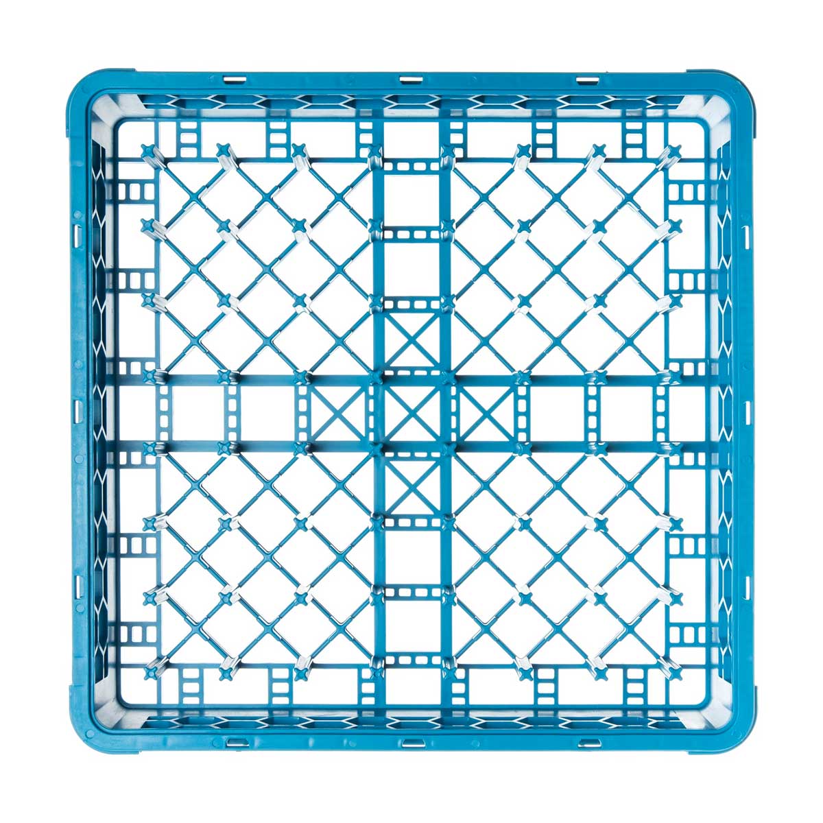 Carlisle RP14 OptiClean All Purpose Dish Rack for Plates & Trays - Full Size Blue Peg System - Perfect for Restaurants, Cafes & Home Kitchens
