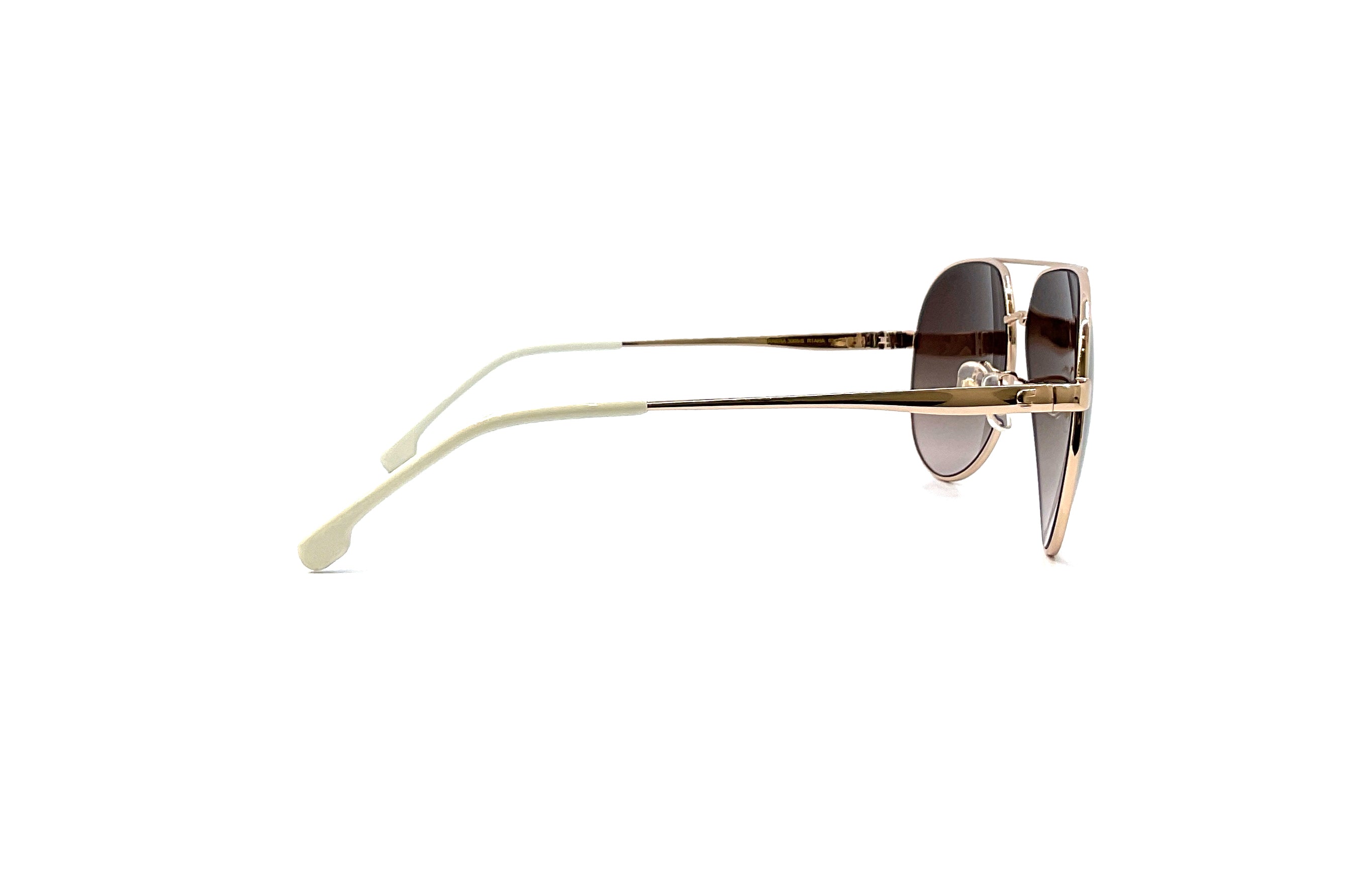 Carrera 3005/S Aviator Sunglasses - White Copper Gold Frame & Lens - UV Protection for Men & Women - Perfect for Driving, Travel, and Outdoor Activities