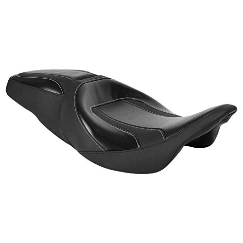 Harley Davidson Motorcycle Seat - 2-Up Bucket Seat for Road King, Street Glide, Electra Glide & Road Glide (2009-2023) - Comfortable Driver & Passenger Seating for Long Rides & Cruising