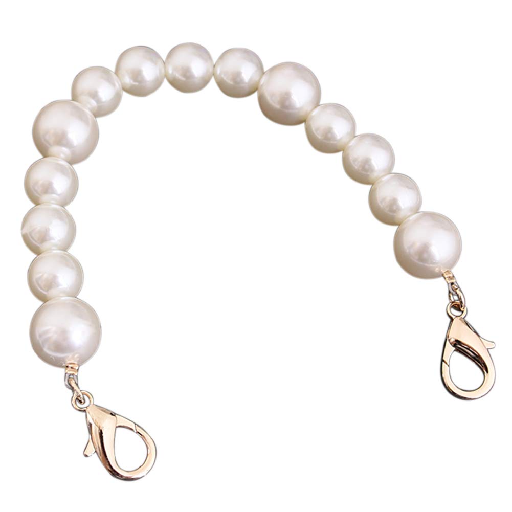 Elegant Imitation Pearl Bag Strap - 12