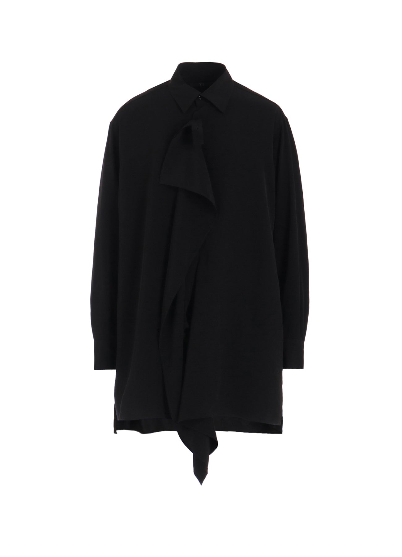 Elegant Crepe de Chine Blouse with Placket - Perfect for Office Wear & Casual Outfits