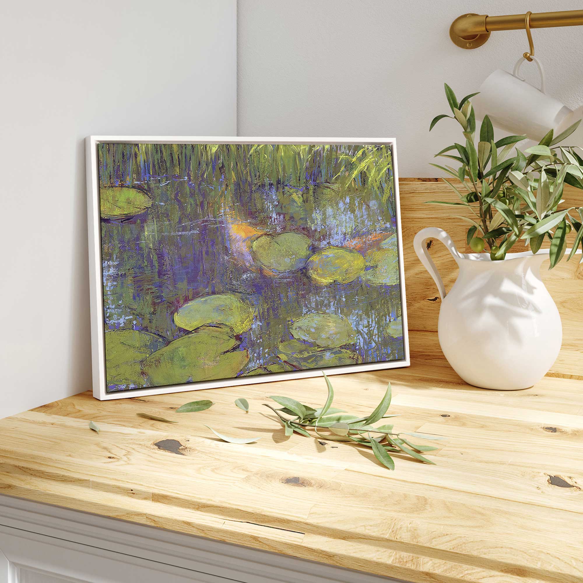 Game of Shadows Canvas Wall Art Print - Modern Home Decor for Living Room, Bedroom & Office