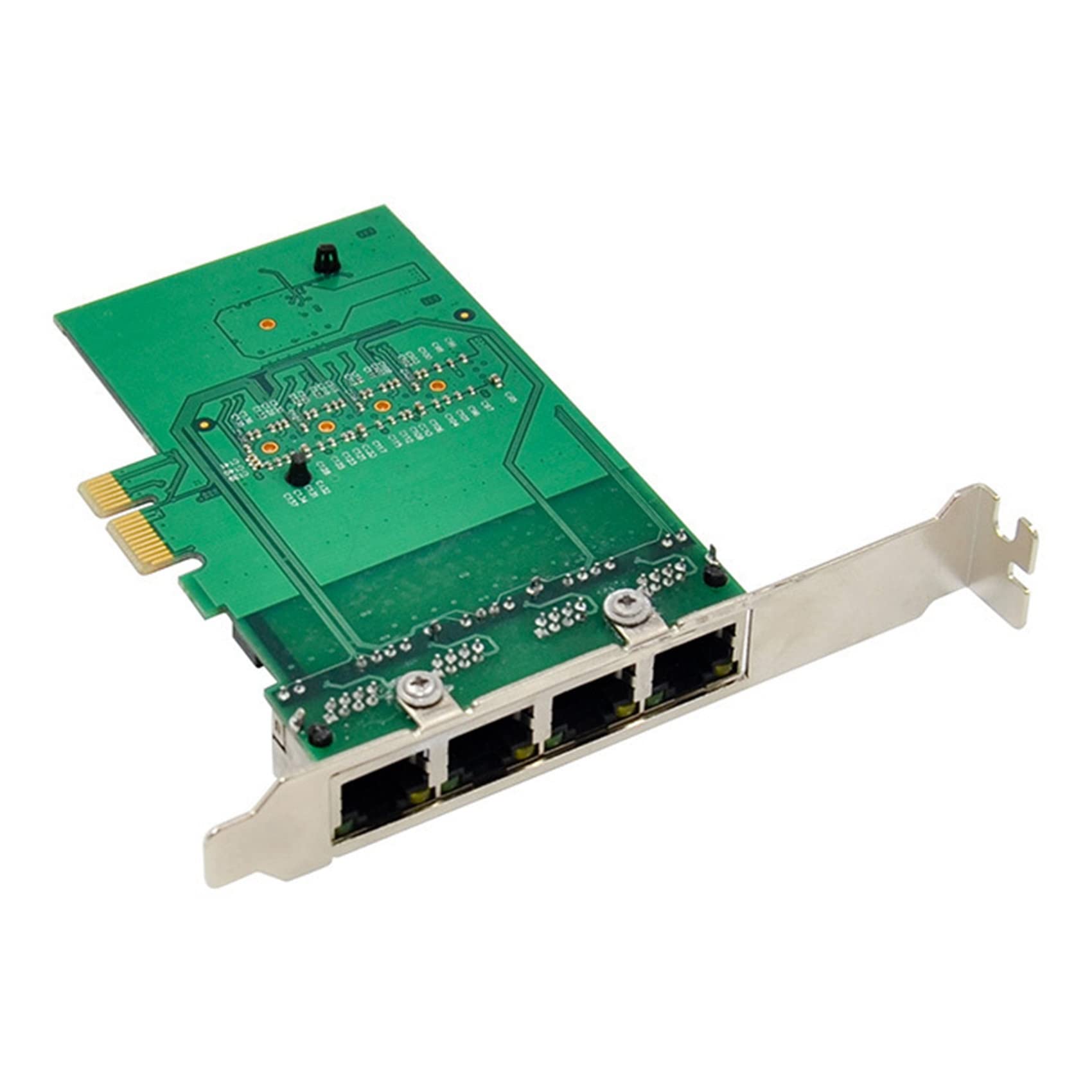 Censous 3X PCI-E X1 Gigabit Ethernet Network Card - 4 Port RTL8111F LAN Adapter for High-Speed Internet & Gaming | Perfect for Servers, Workstations & Home Networking