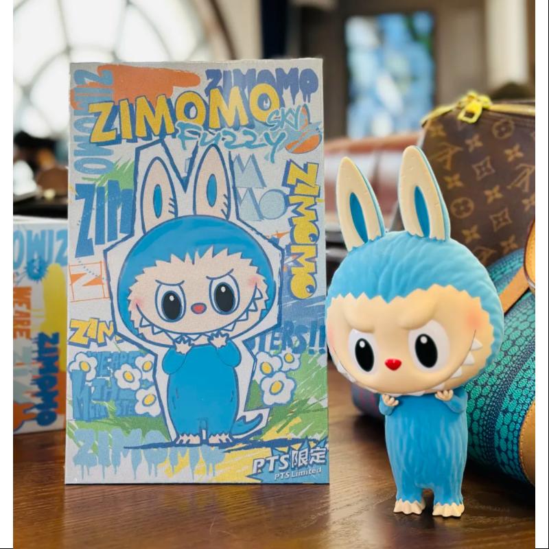 Labubu The Monsters Zimomo Fuzzy Sky Blue Limited Edition Collectible Figure - Cute Anime Character for Display, Gift & Home Decor