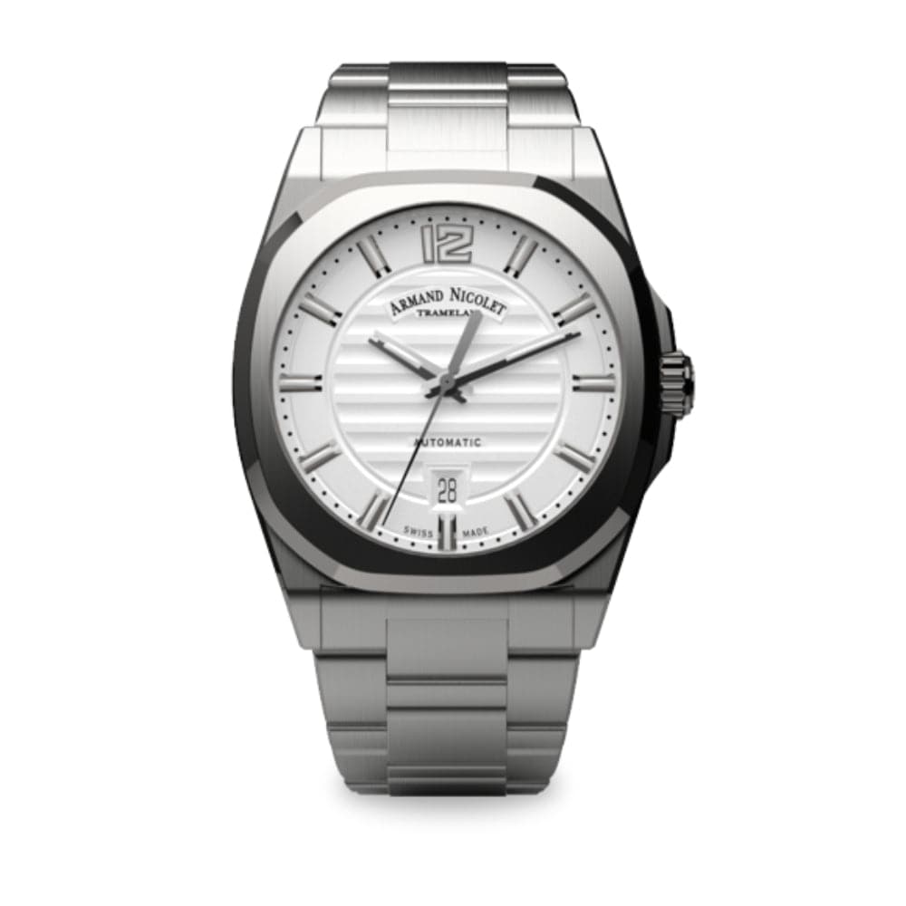 ARMAND NICOLET A660AAA AG MA4660AA Men's Luxury Automatic Watch with Genuine Leather Strap - Perfect for Business, Formal Occasions & Gift Giving
