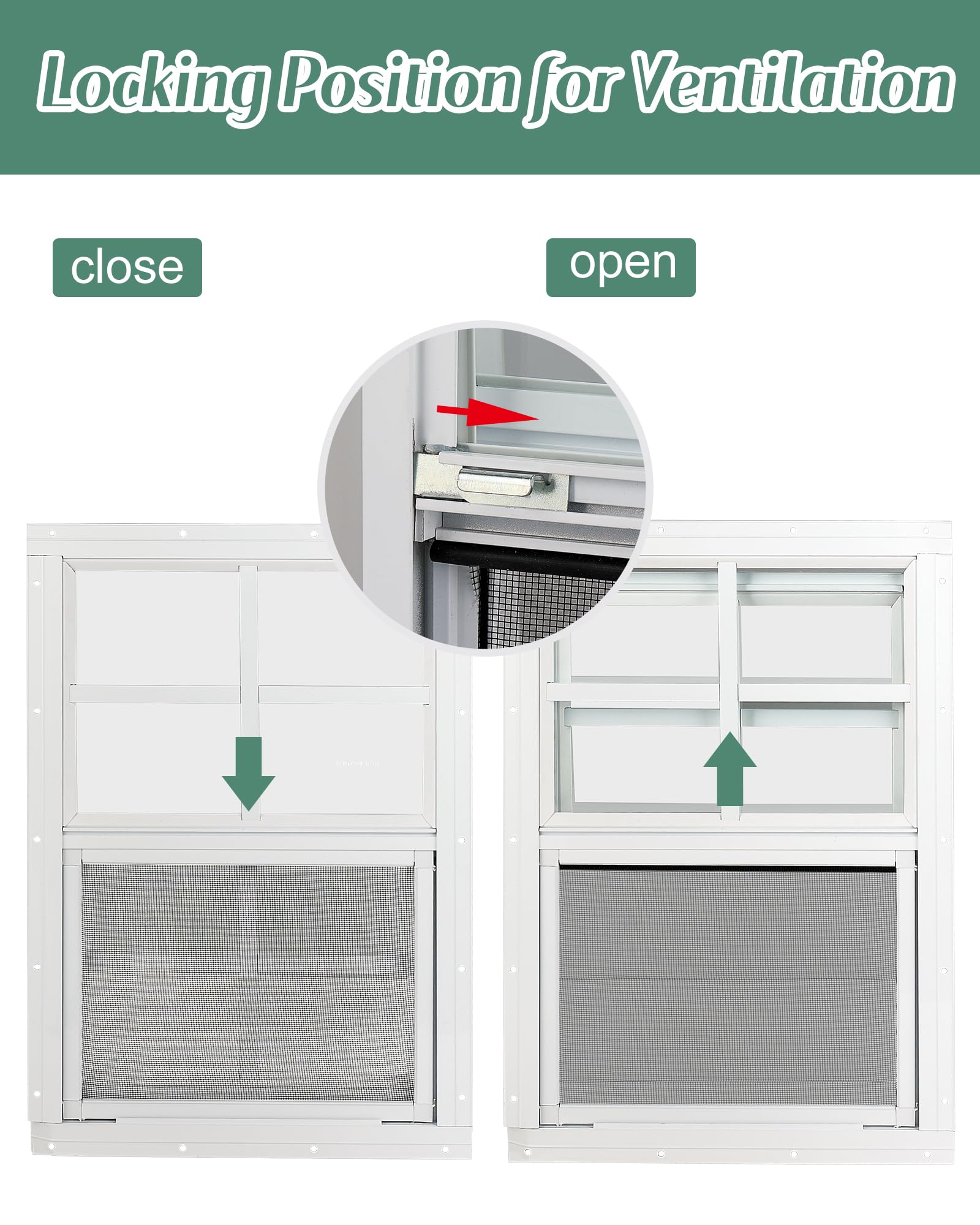 12x18 Inches Shed Window with Screen - 2 Pack Tempered Glass Small Windows for Outdoor Protection - Ideal for Sheds, Chicken Coops, Playhouses & DIY Projects - Weatherproof & Durable Design for Year-Round Use