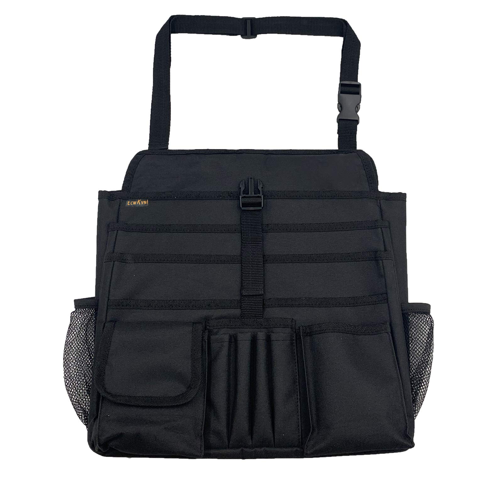 Premium Car Front Seat Organizer with Tablet/Laptop Storage | Multi-Purpose Backseat Organizer with Adjustable Cup Holder, Reinforced Straps & Heavy-Duty Buckles | Perfect for Commuters, Road Trips & Law Enforcement Professionals