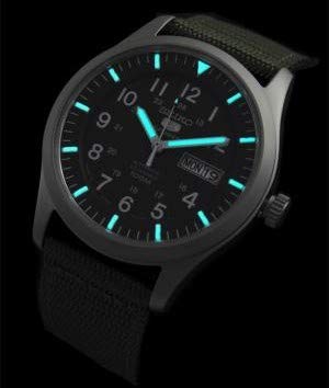 SEIKO 5 Automatic Men's Watch SNZG09J1 - Japanese Import - Military Style Stainless Steel Watch with Date Window - Perfect for Everyday Wear, Outdoor Adventures & Business Casual Outfits