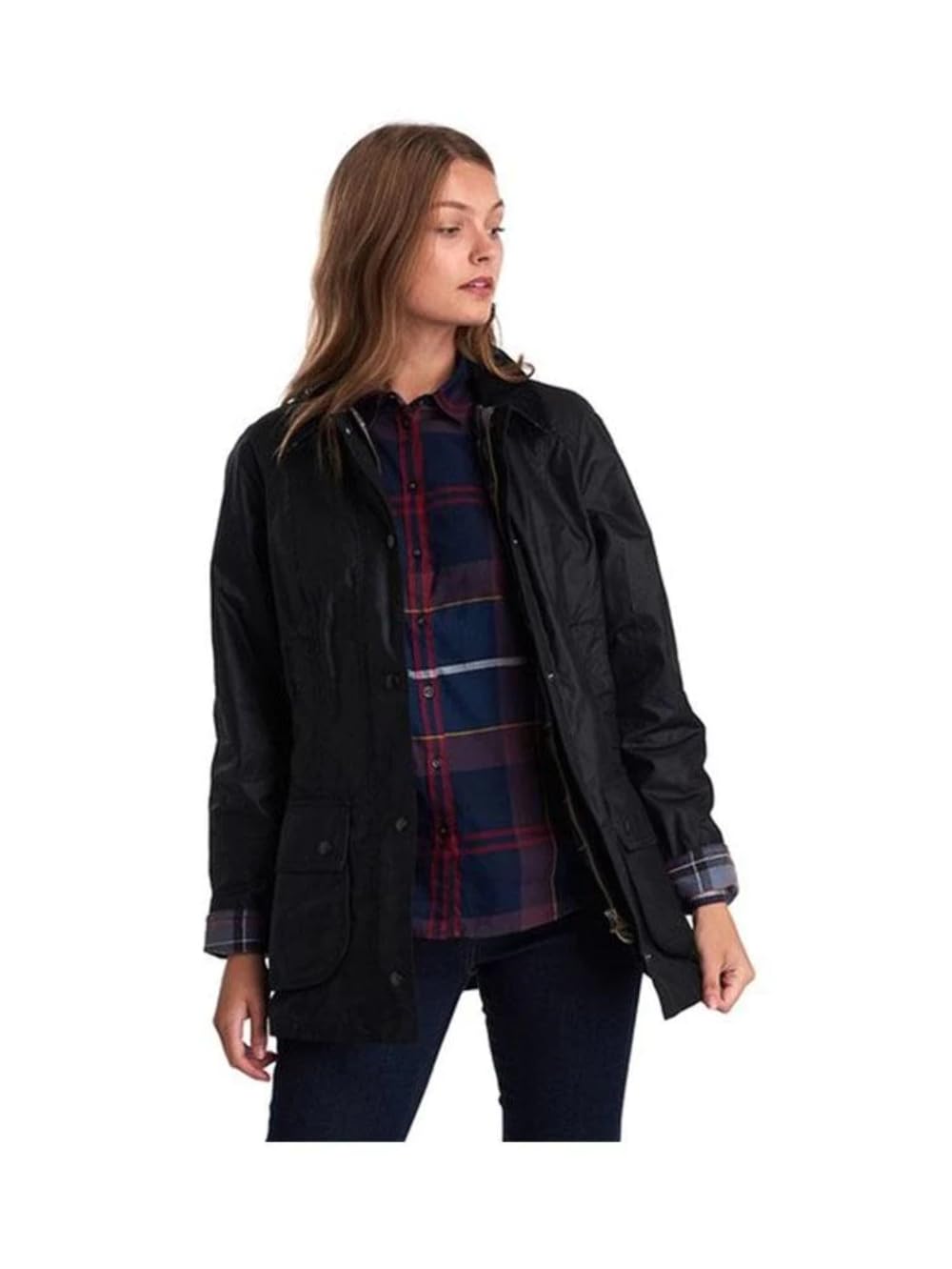 Barbour Women's Beadnell Wax Jacket - Classic Waterproof Outerwear for Women | Perfect for Outdoor Adventures, Countryside Walks & Urban Style