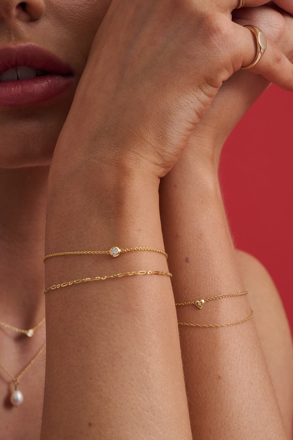 Baby Aiko Solid Gold Bracelet for Newborns & Infants - 14K Real Gold Adjustable Chain - Perfect Christening Gift, Baby Shower Present & First Birthday Keepsake (Ideal for Special Occasions & Photo Shoots)
