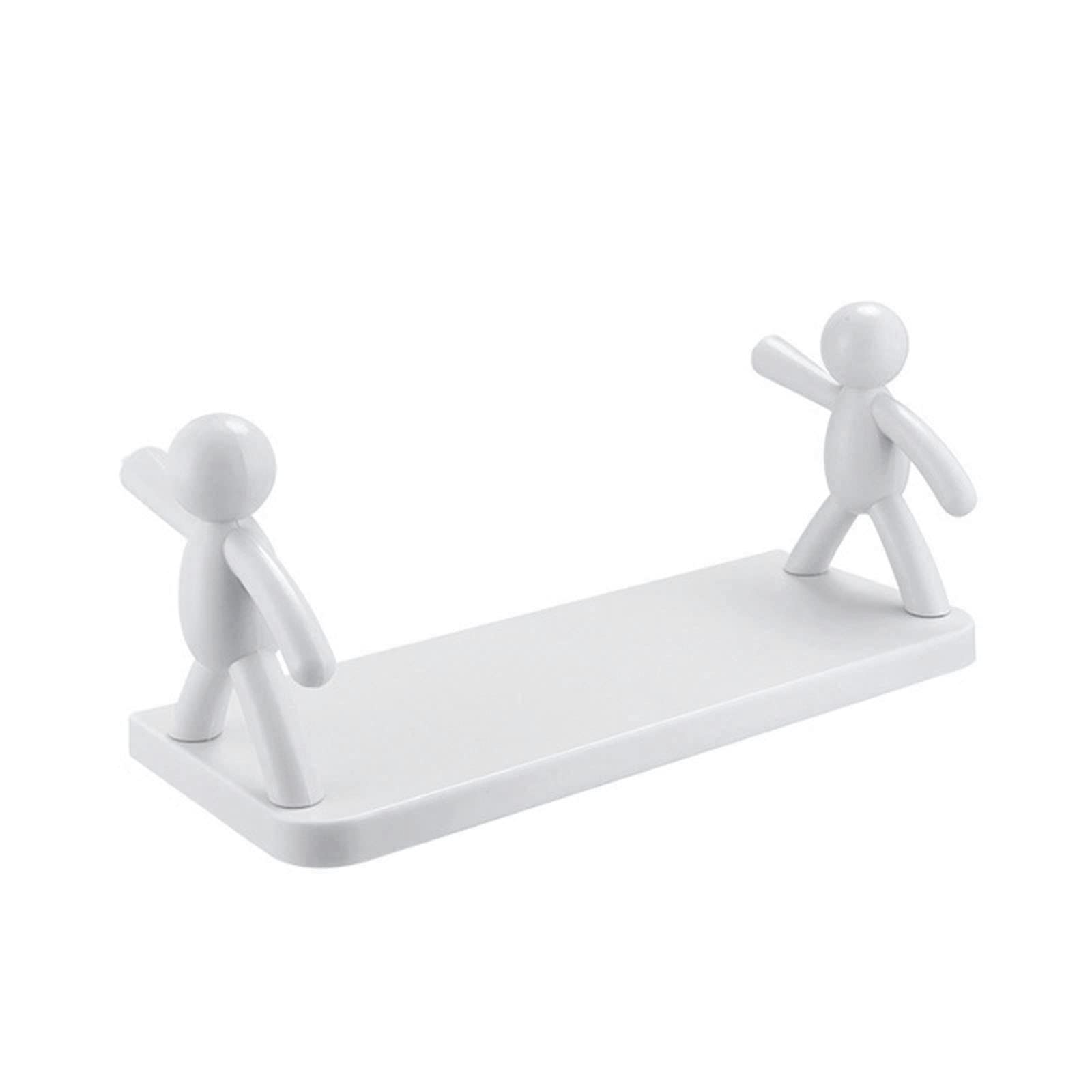 Wall-Mounted Bathroom Shelf - Floating Storage Rack for Shower & Drying