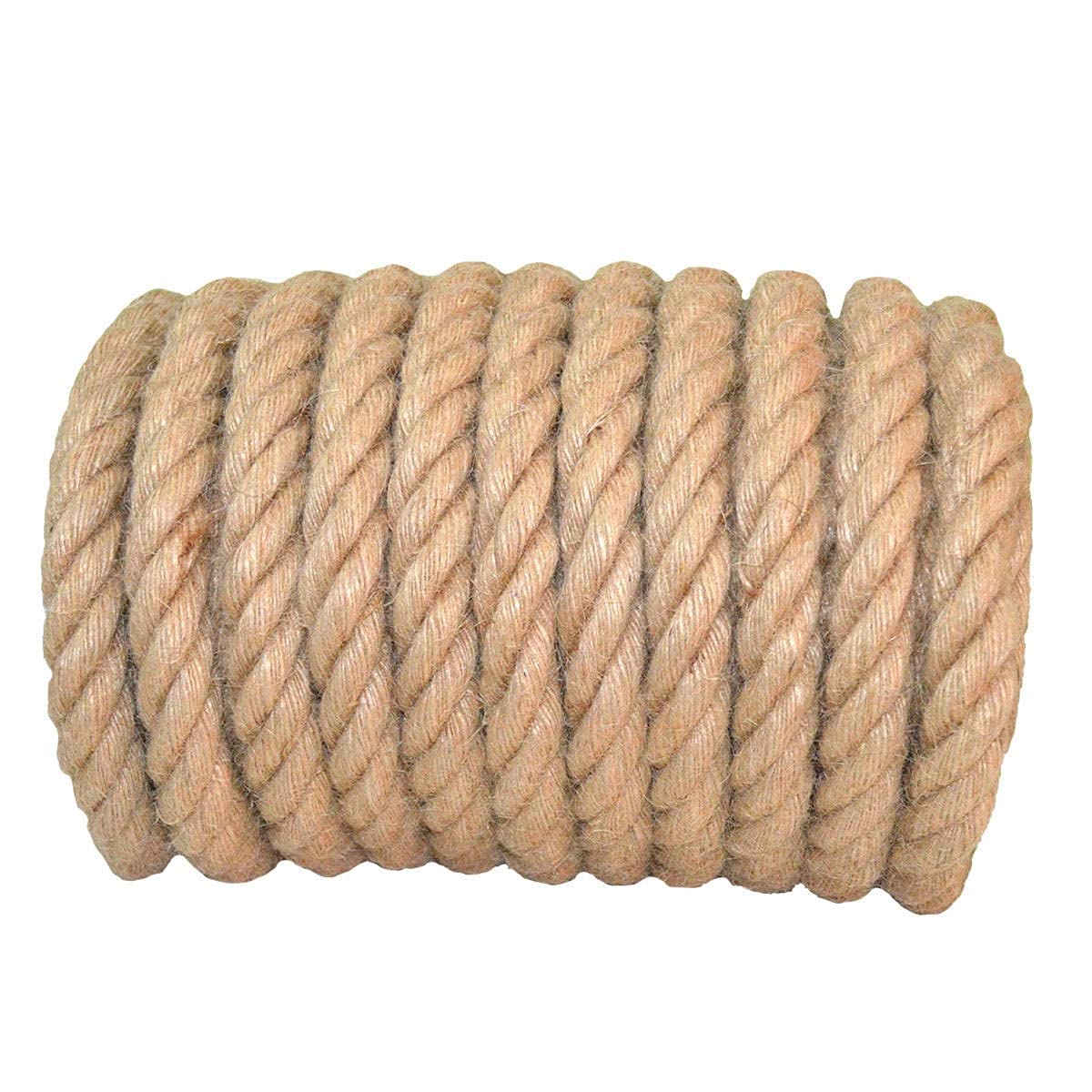 Premium Hemp Rope for DIY Crafts - 30MM/9M Strong Natural Jute Twine - Perfect for Gardening, Hammock Making & Home Decor Projects - Eco-Friendly & Durable
