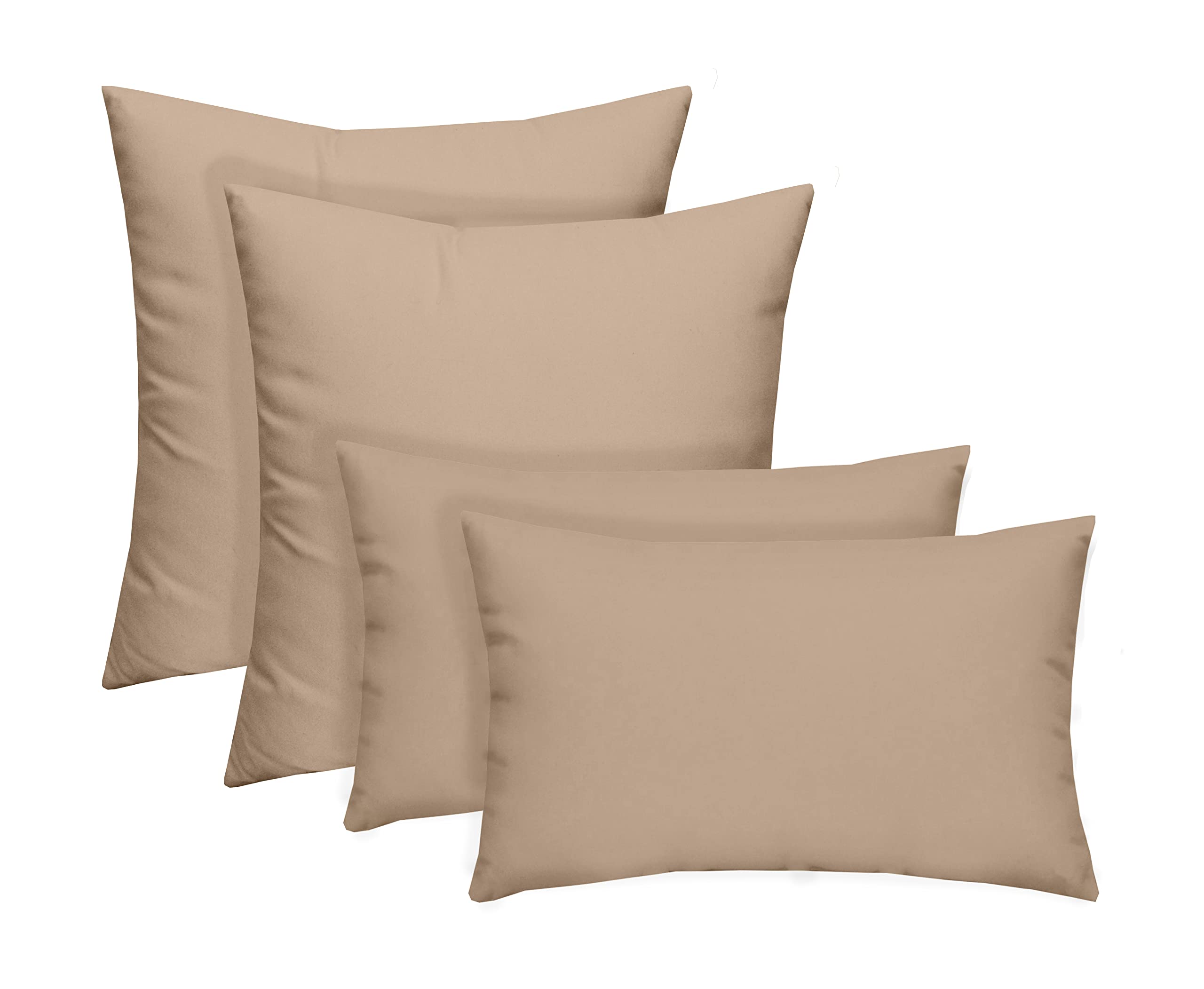RSH Décor Indoor Outdoor Square and Lumbar Pillow Set of 4 - Weather Resistant Decorative Throw Pillows (2 - 17