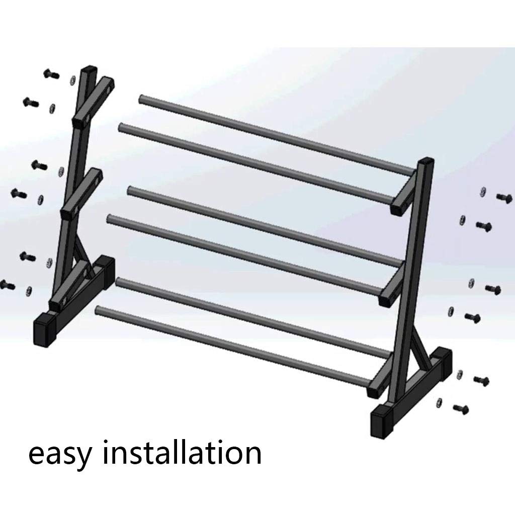 Multi-Layer Dumbbell Storage Rack - Heavy Duty Detachable Dumbbell Stand for Home Gym, Fitness Equipment & Weight Storage - Perfect for Garage, Basement & Home Workout Spaces