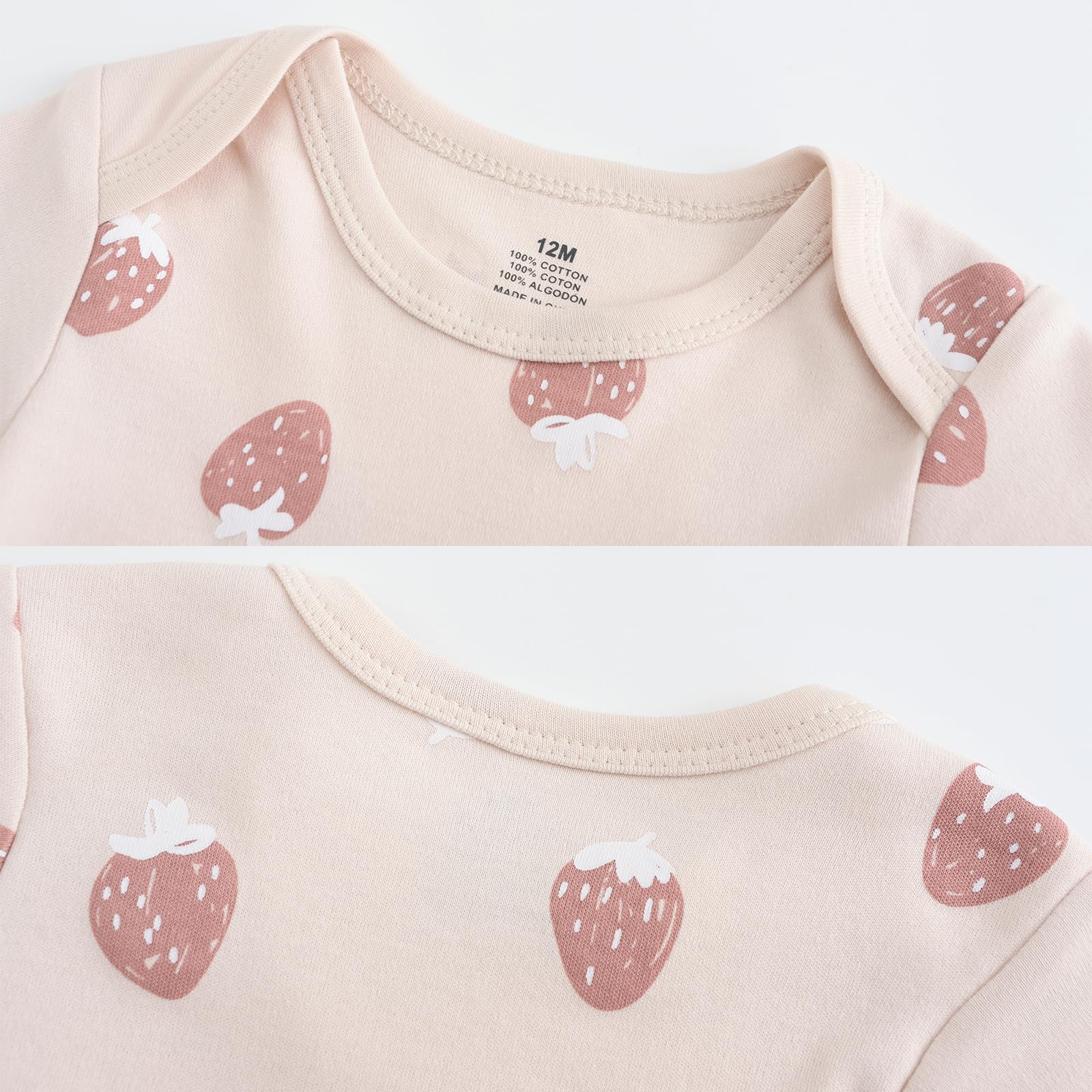 10-Piece Baby Bodysuit and Pant Set - Soft Cotton Newborn Clothes for Boys & Girls | Perfect for Everyday Wear, Gifts, and Photo Shoots