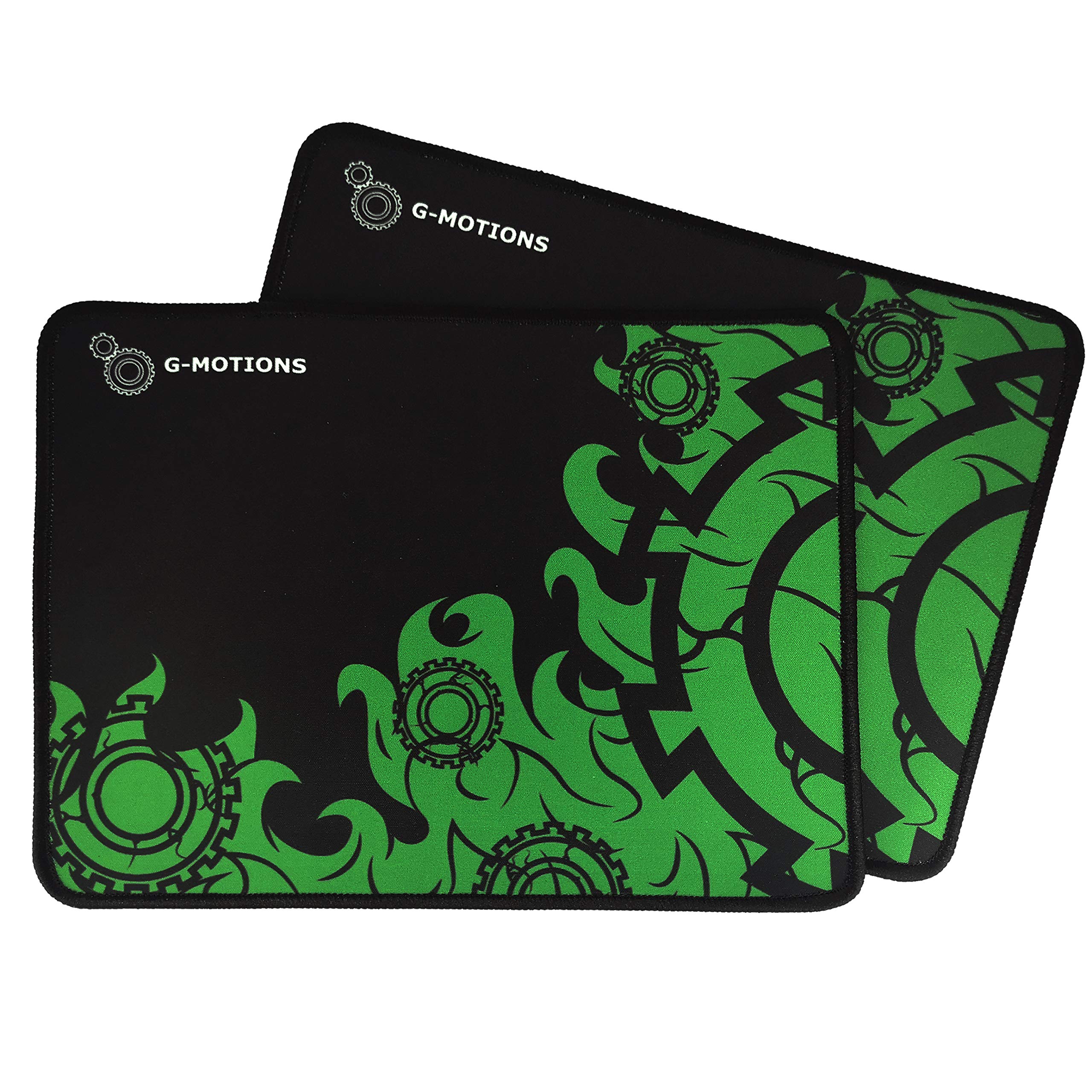 G-MOTIONS Gaming Mouse Pad with Non-Slip Base, Liquid Absorption, Stitched Edges – Perfect for PC, Laptop, Office & Esports (20x25cm, Flame Design) – Ideal for FPS, MOBA & MMO Gamers