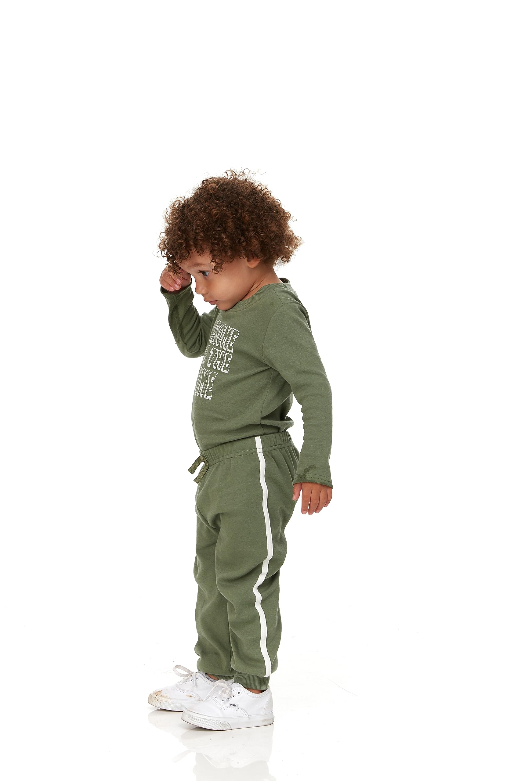**Cudlie 5-Pack Boys' Jogger Pants - Lightweight Tapered Sweatpants for Toddlers & Kids - Comfortable Lounge Pants for Playtime, School & Everyday Wear**
