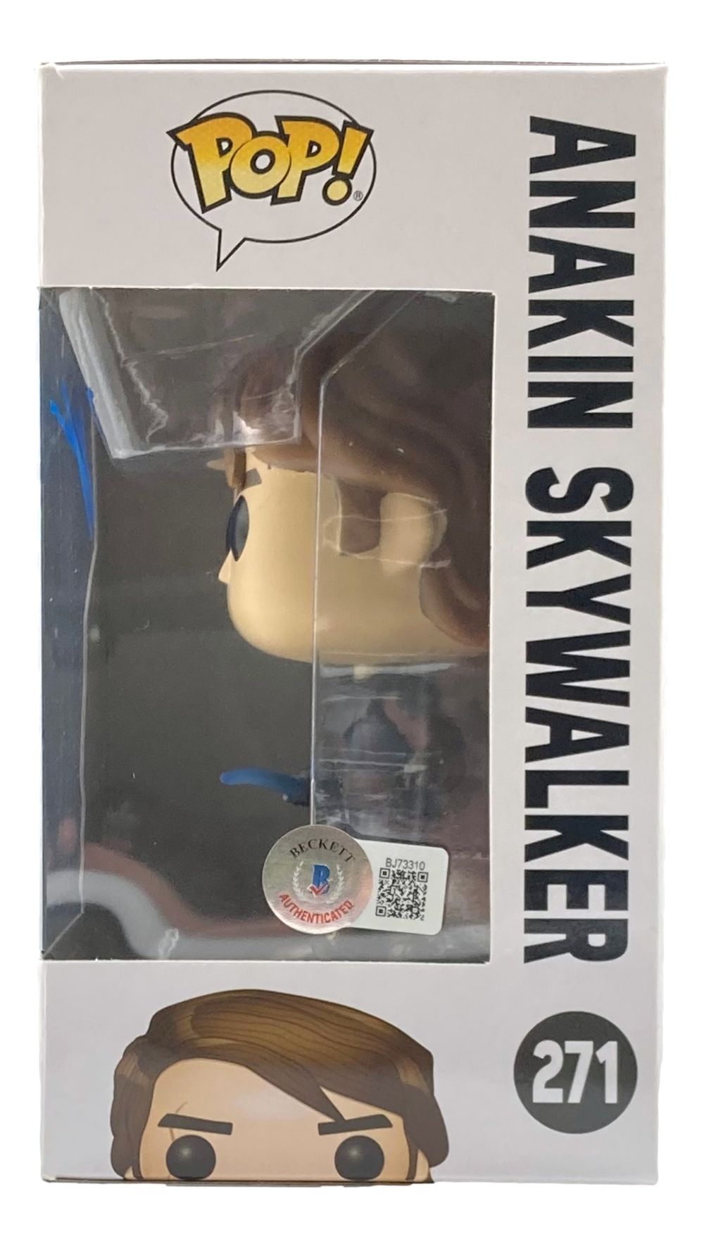 Hayden Christensen Autographed Star Wars Anakin Skywalker Funko Pop Vinyl Figure #271 - Collectible for Fans, Display for Home Office Decor