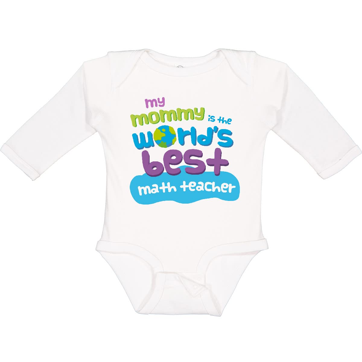Math Teacher Gifts for Kids - Funny Math-Themed Long Sleeve Baby Bodysuit | Perfect for Classroom, School Events & Teacher Appreciation Day